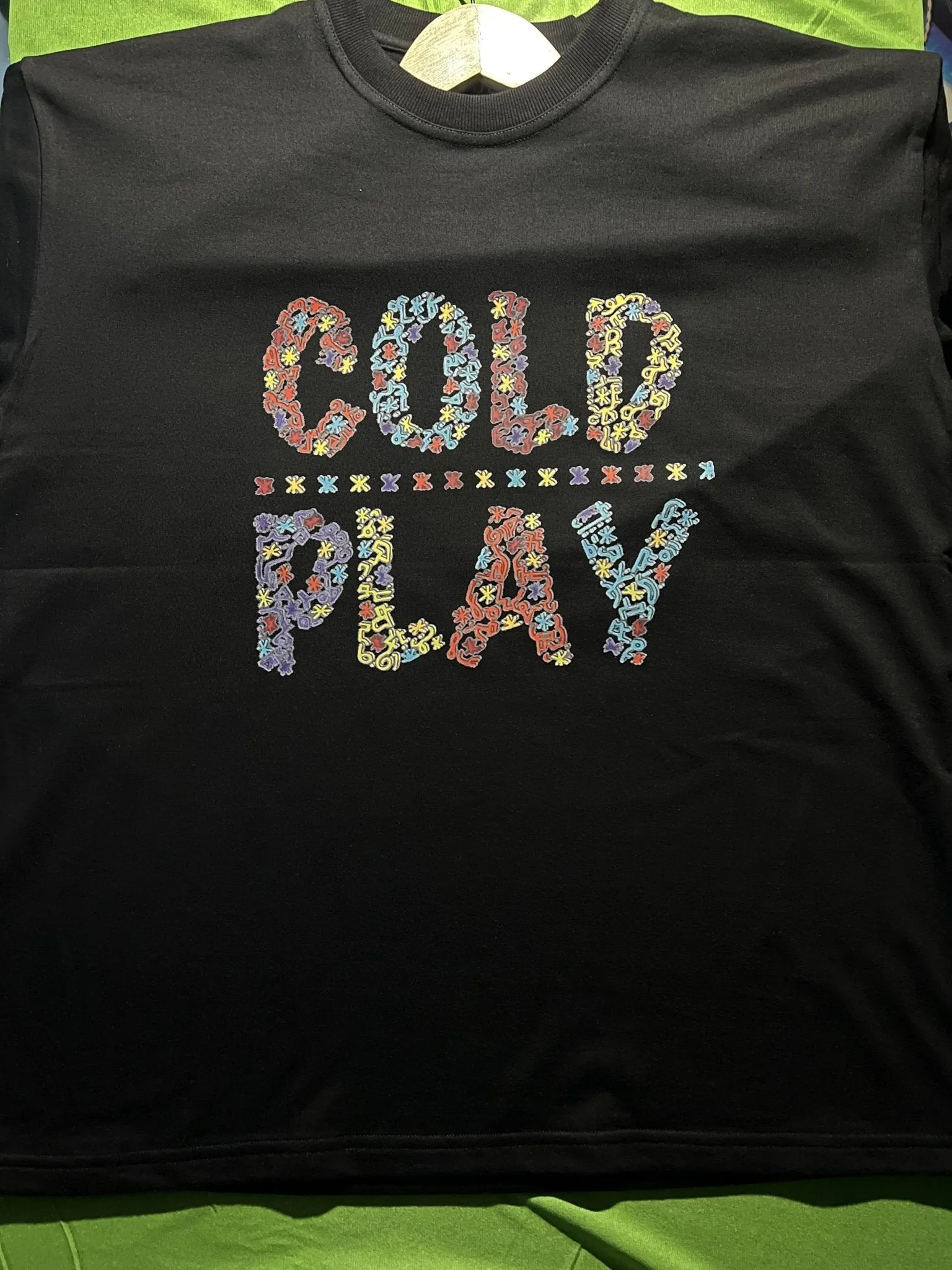 Coldplay Concert Oversized T-Shirt – Premium French Terry Cotton 240 GSM