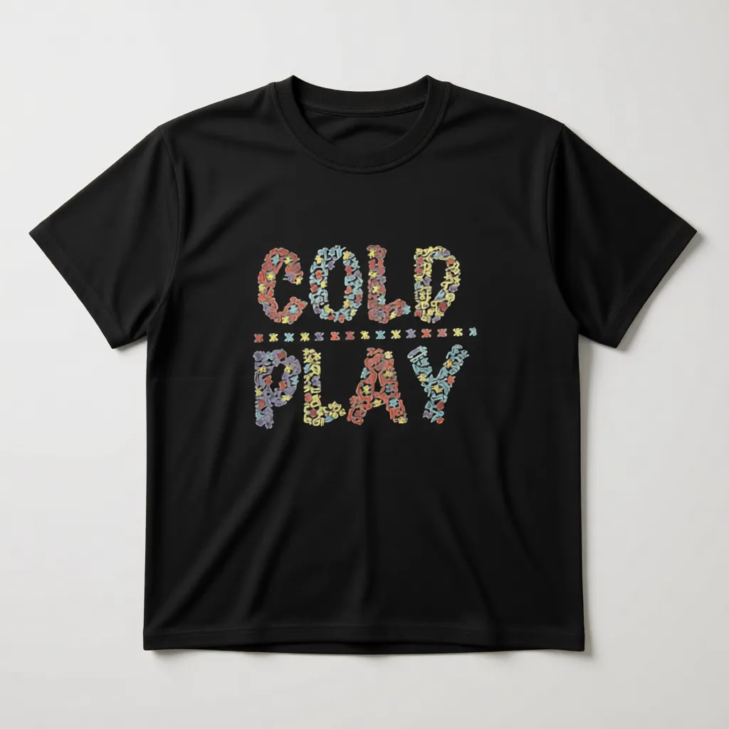 Coldplay Concert Oversized T-Shirt – Premium French Terry Cotton 240 GSM - alternate view