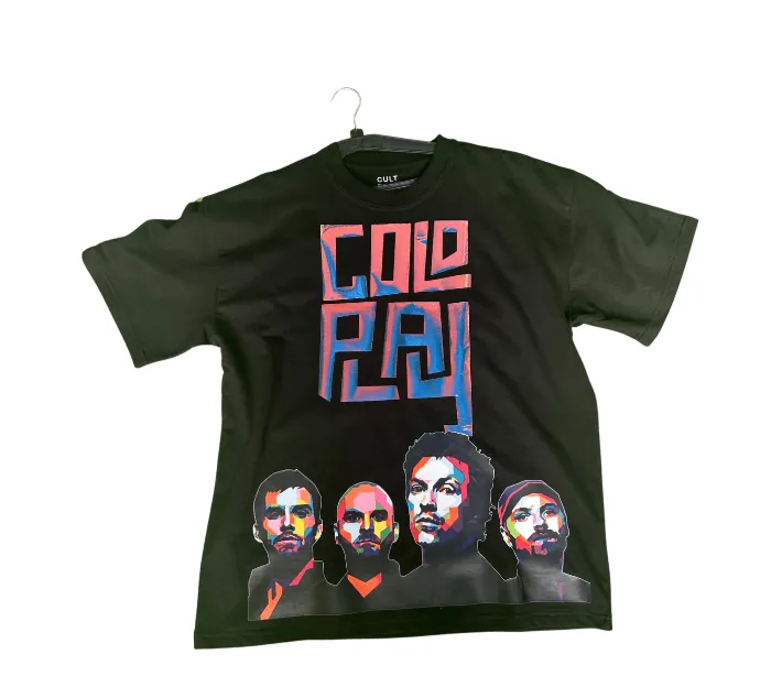 Coldplay Glow In Dark Oversized T-Shirt - 240 GSM