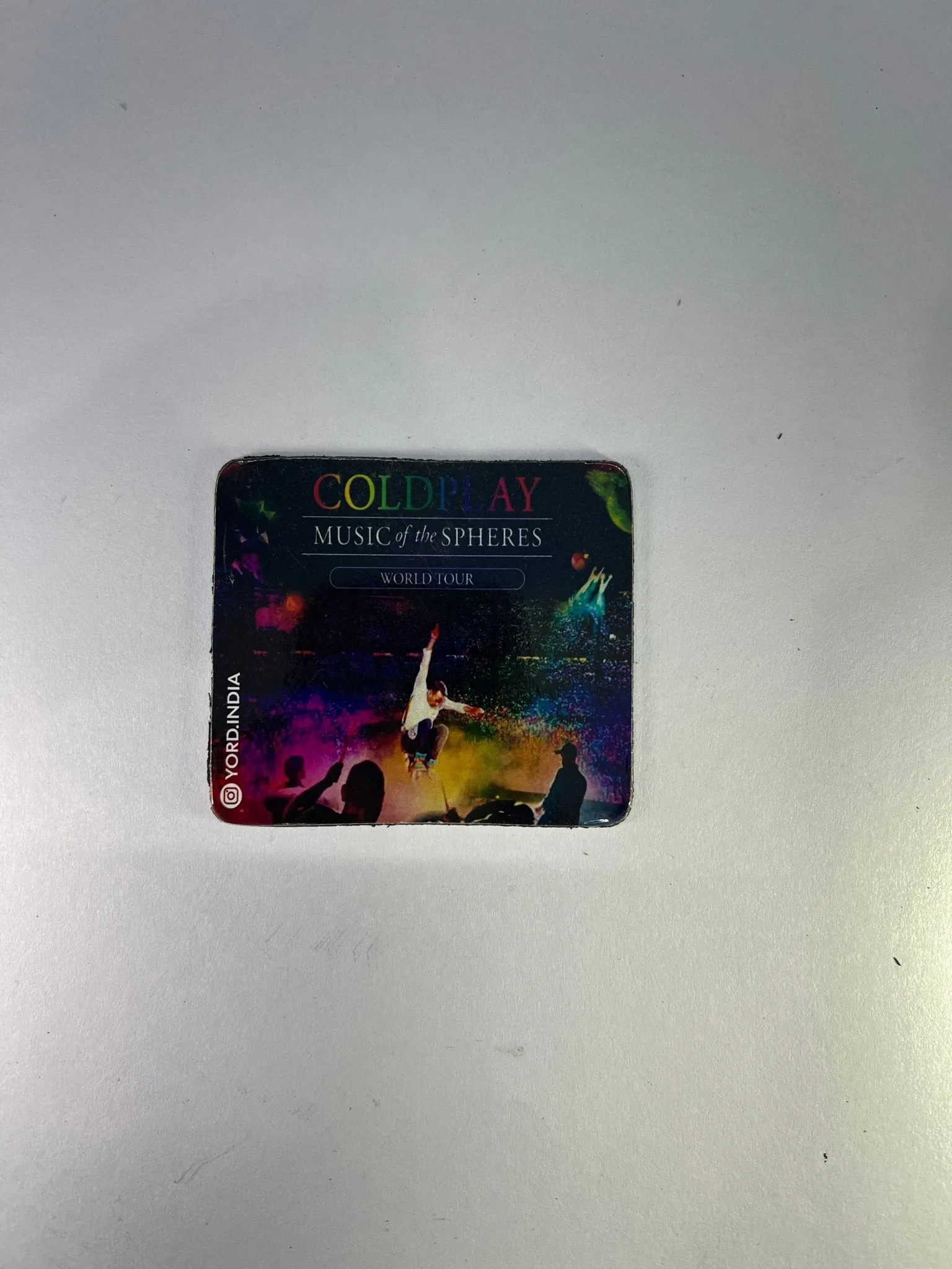 Coldplay India Tour Fridge Magnets, Pack of 10 - alternate view