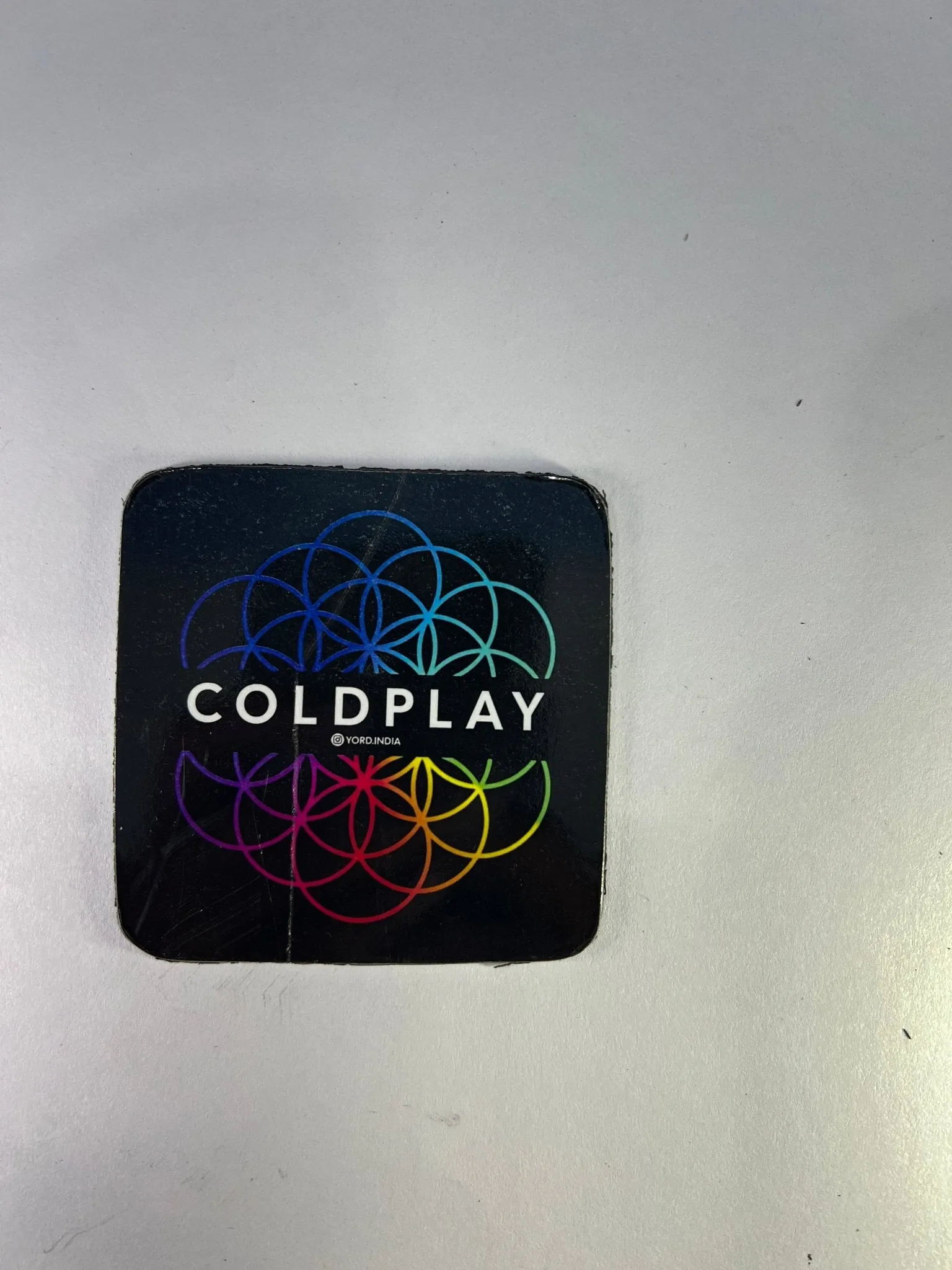 ['Coldplay India tour fridge magnets pack of 10. 0.7mm thickness, 7x7cm square shaped by YORD (Refrigerator Magnets) - photo 1 of 11', 'Coldplay India tour fridge magnets pack of 10. 0.7mm thickness, 7x7cm square shaped by YORD (Refrigerator Magnets) - photo 2 of 11', 'Coldplay India tour fridge magnets pack of 10. 0.7mm thickness, 7x7cm square shaped by YORD (Refrigerator Magnets) - photo 3 of 11', 'Coldplay India tour fridge magnets pack of 10. 0.7mm thickness, 7x7cm square shaped by YORD (Refrigerator Ma