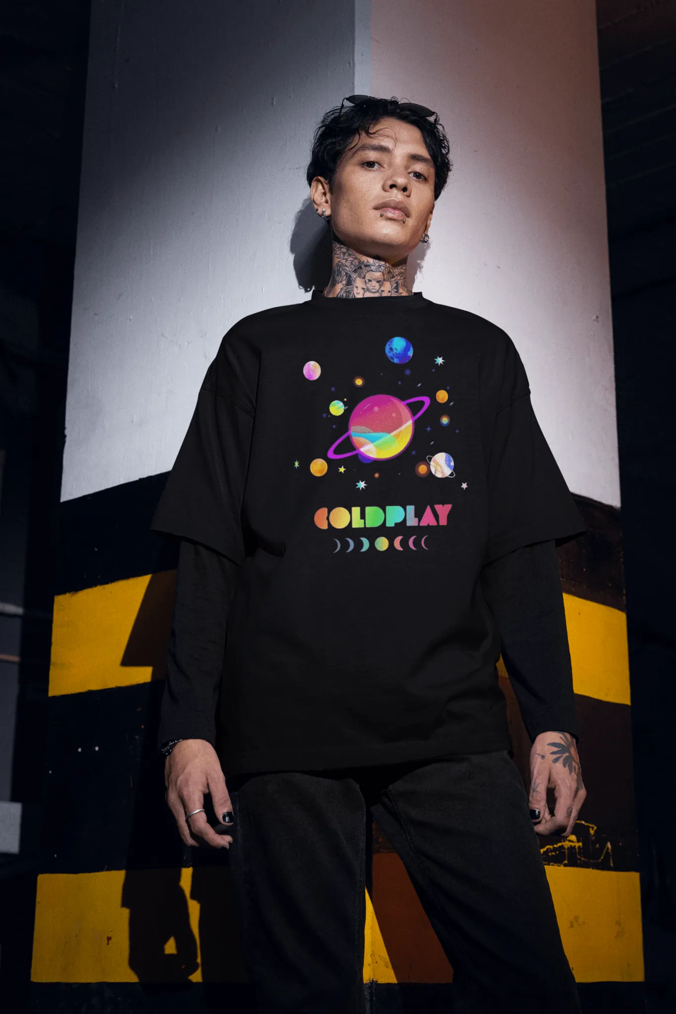 ['Coldplay Oversized French Terry Cotton T-Shirt - Premium Luxury Concert Wear by YORD (T-Shirts) - photo 1 of 10', 'Coldplay Oversized French Terry Cotton T-Shirt - Premium Luxury Concert Wear by YORD (T-Shirts) - photo 2 of 10', 'Coldplay Oversized French Terry Cotton T-Shirt - Premium Luxury Concert Wear by YORD (T-Shirts) - photo 3 of 10', 'Coldplay Oversized French Terry Cotton T-Shirt - Premium Luxury Concert Wear by YORD (T-Shirts) - photo 4 of 10', 'Coldplay Oversized French Terry Cotton T-Shirt - P