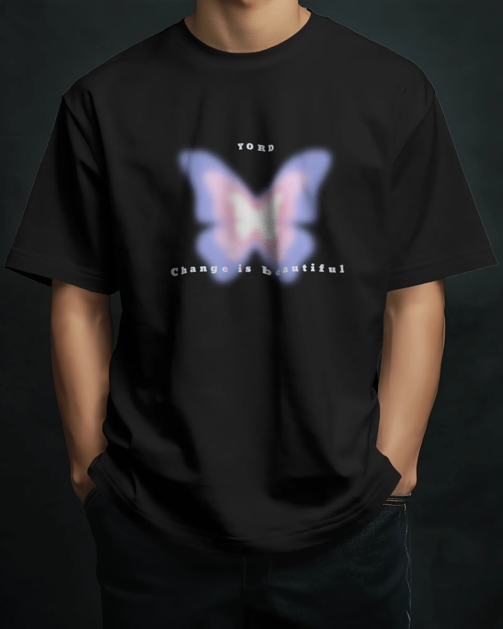 ["Premium Butterfly 'Change is Beautiful' Oversized T-shirt by YORD (T-Shirts) - photo 1 of 12", "Premium Butterfly 'Change is Beautiful' Oversized T-shirt by YORD (T-Shirts) - photo 2 of 12", "Premium Butterfly 'Change is Beautiful' Oversized T-shirt by YORD (T-Shirts) - photo 3 of 12", "Premium Butterfly 'Change is Beautiful' Oversized T-shirt by YORD (T-Shirts) - photo 4 of 12", "Premium Butterfly 'Change is Beautiful' Oversized T-shirt by YORD (T-Shirts) - photo 5 of 12", "Premium Butterfly 'Change is B