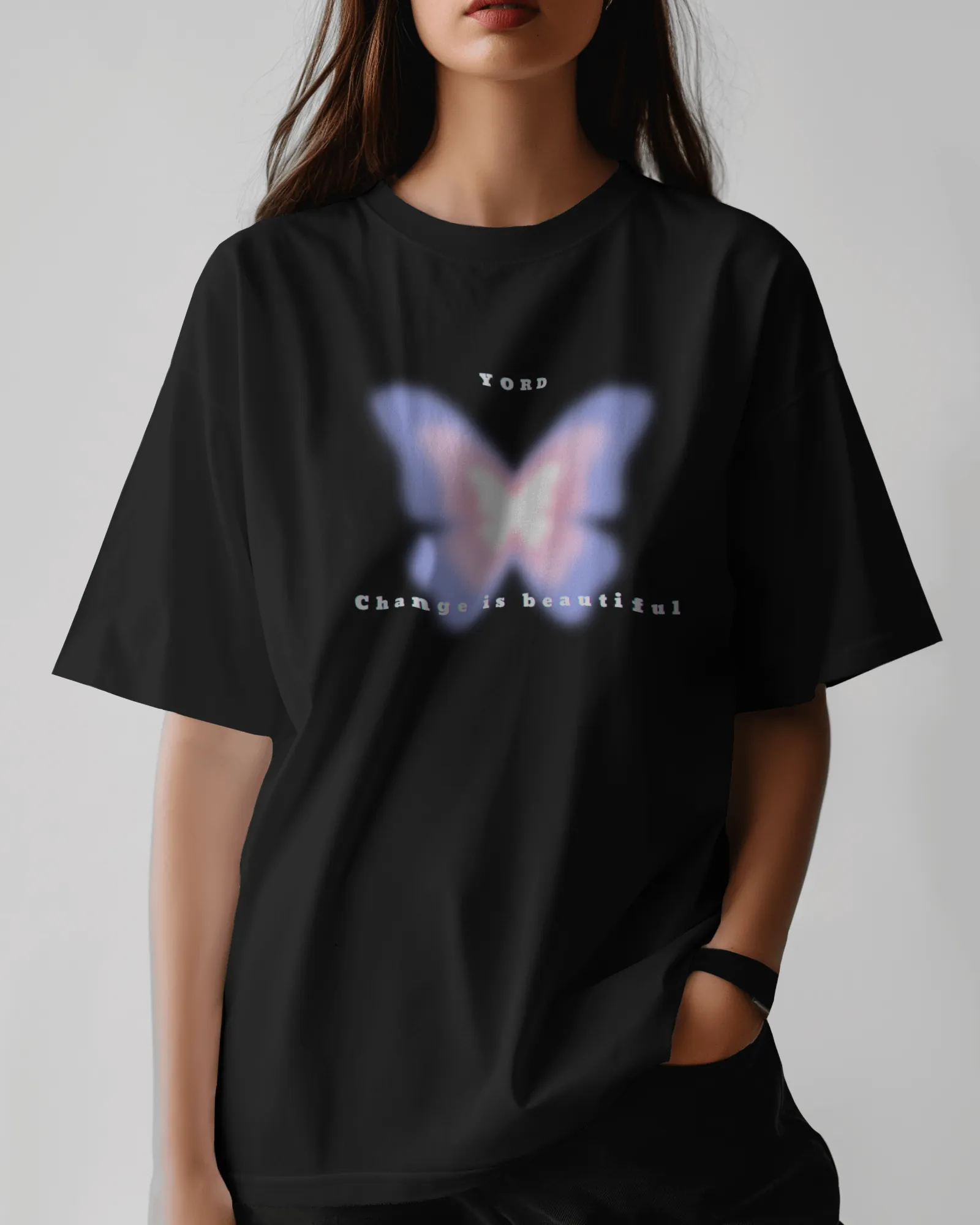 ["Premium Butterfly 'Change is Beautiful' Oversized T-shirt by YORD (T-Shirts) - photo 1 of 12", "Premium Butterfly 'Change is Beautiful' Oversized T-shirt by YORD (T-Shirts) - photo 2 of 12", "Premium Butterfly 'Change is Beautiful' Oversized T-shirt by YORD (T-Shirts) - photo 3 of 12", "Premium Butterfly 'Change is Beautiful' Oversized T-shirt by YORD (T-Shirts) - photo 4 of 12", "Premium Butterfly 'Change is Beautiful' Oversized T-shirt by YORD (T-Shirts) - photo 5 of 12", "Premium Butterfly 'Change is B