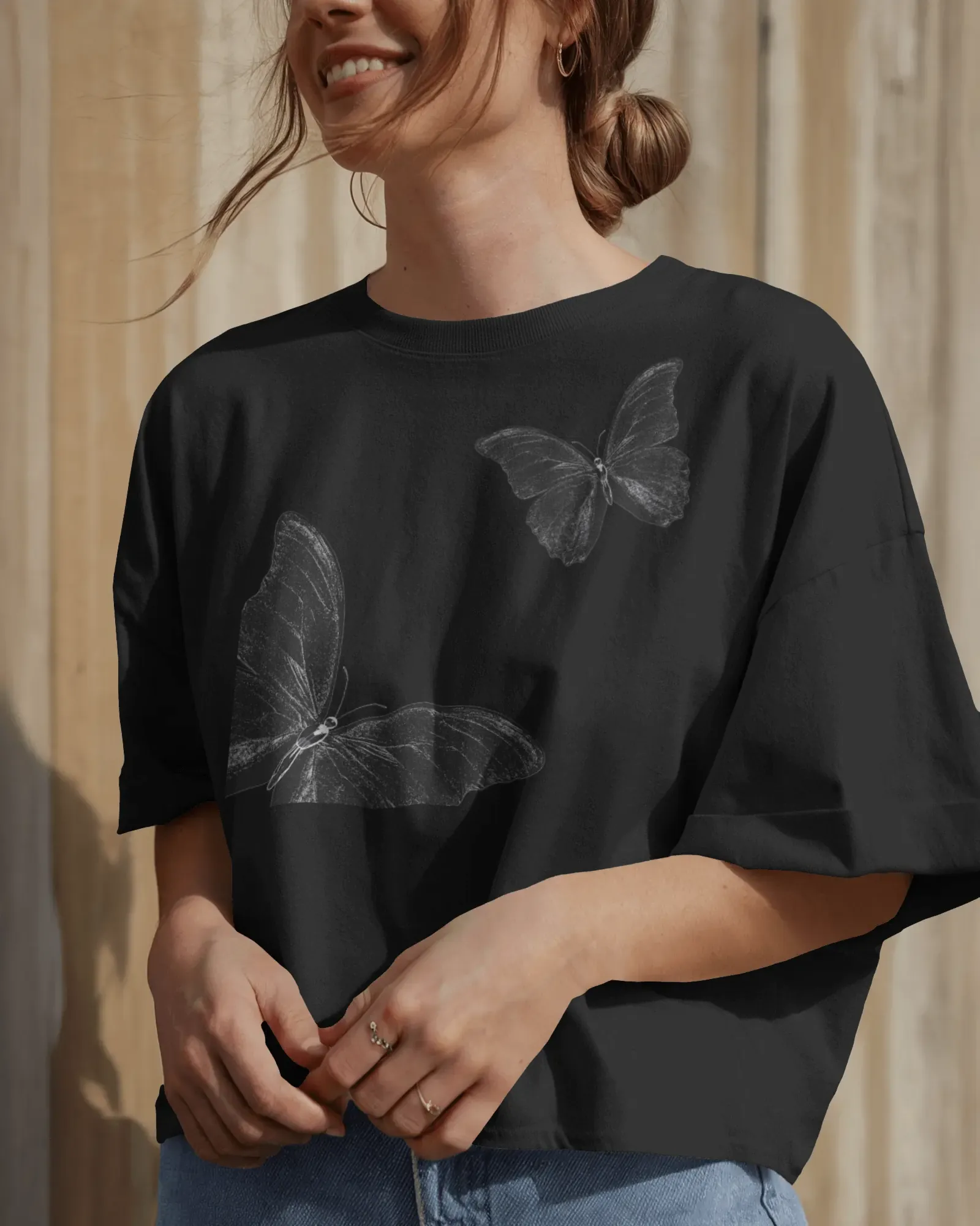 ['Premium Butterfly Sketch Oversized Black T-shirt by YORD (T-Shirts) - photo 1 of 12', 'Premium Butterfly Sketch Oversized Black T-shirt by YORD (T-Shirts) - photo 2 of 12', 'Premium Butterfly Sketch Oversized Black T-shirt by YORD (T-Shirts) - photo 3 of 12', 'Premium Butterfly Sketch Oversized Black T-shirt by YORD (T-Shirts) - photo 4 of 12', 'Premium Butterfly Sketch Oversized Black T-shirt by YORD (T-Shirts) - photo 5 of 12', 'Premium Butterfly Sketch Oversized Black T-shirt by YORD (T-Shirts) - photo