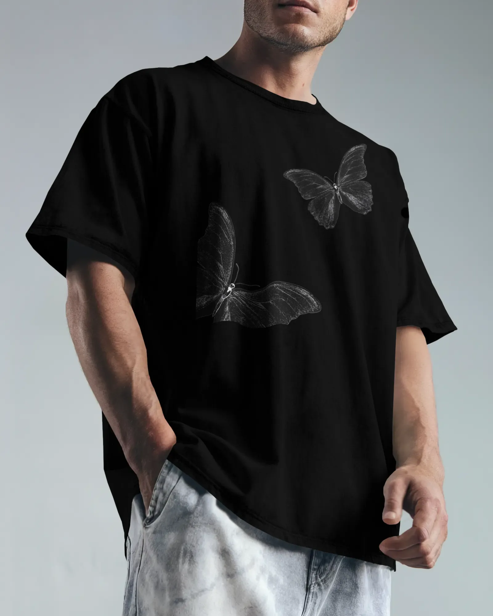 ['Premium Butterfly Sketch Oversized Black T-shirt by YORD (T-Shirts) - photo 1 of 12', 'Premium Butterfly Sketch Oversized Black T-shirt by YORD (T-Shirts) - photo 2 of 12', 'Premium Butterfly Sketch Oversized Black T-shirt by YORD (T-Shirts) - photo 3 of 12', 'Premium Butterfly Sketch Oversized Black T-shirt by YORD (T-Shirts) - photo 4 of 12', 'Premium Butterfly Sketch Oversized Black T-shirt by YORD (T-Shirts) - photo 5 of 12', 'Premium Butterfly Sketch Oversized Black T-shirt by YORD (T-Shirts) - photo