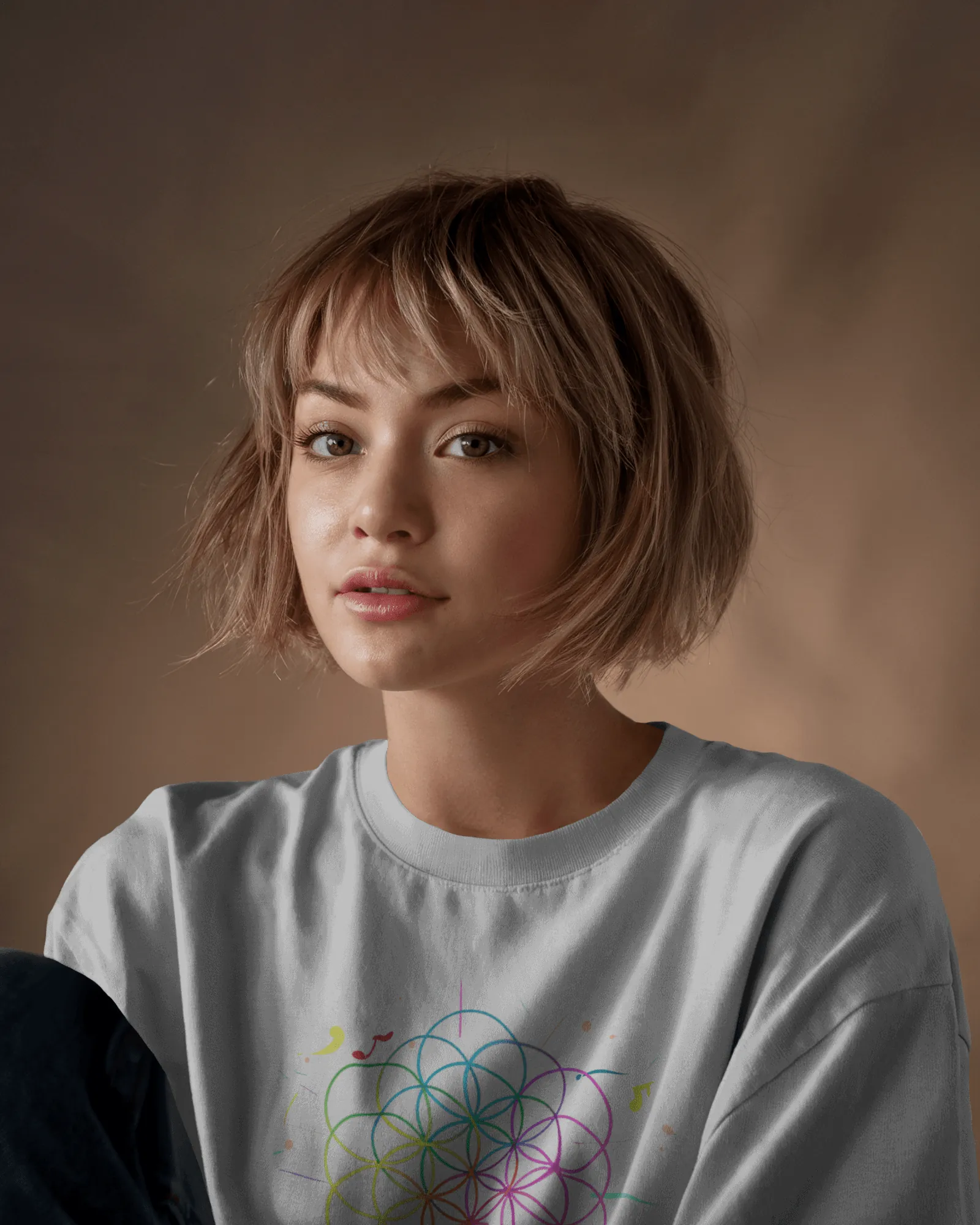 Premium Coldplay Oversize French Terry Cotton T-shirt - 240 GSM Luxury Concert Wear - alternate view