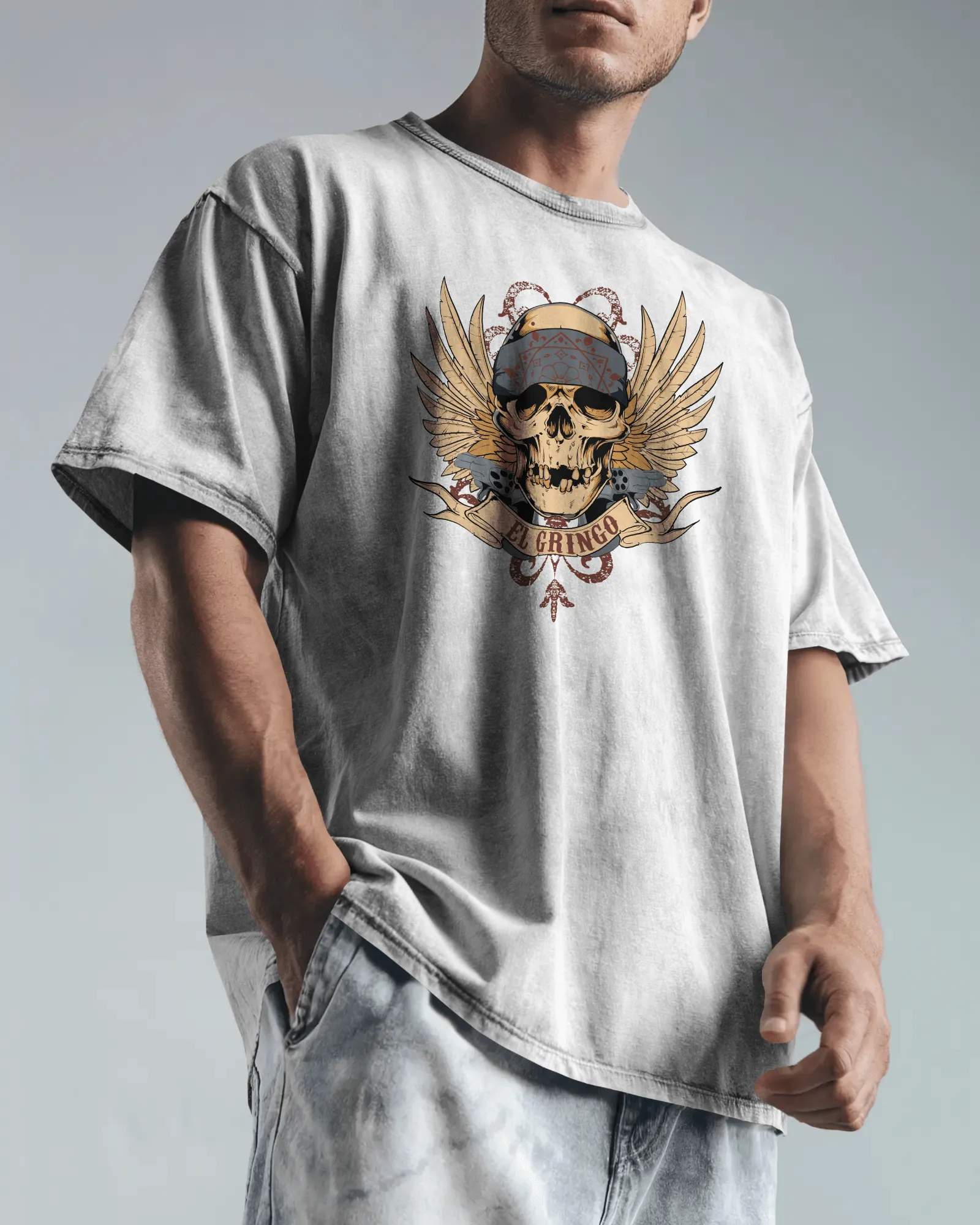 ['Premium El Gringo Skull Wings Oversized T-Shirt by YORD (T-Shirts) - photo 1 of 10', 'Premium El Gringo Skull Wings Oversized T-Shirt by YORD (T-Shirts) - photo 2 of 10', 'Premium El Gringo Skull Wings Oversized T-Shirt by YORD (T-Shirts) - photo 3 of 10', 'Premium El Gringo Skull Wings Oversized T-Shirt by YORD (T-Shirts) - photo 4 of 10', 'Premium El Gringo Skull Wings Oversized T-Shirt by YORD (T-Shirts) - photo 5 of 10', 'Premium El Gringo Skull Wings Oversized T-Shirt by YORD (T-Shirts) - photo 6 of 
