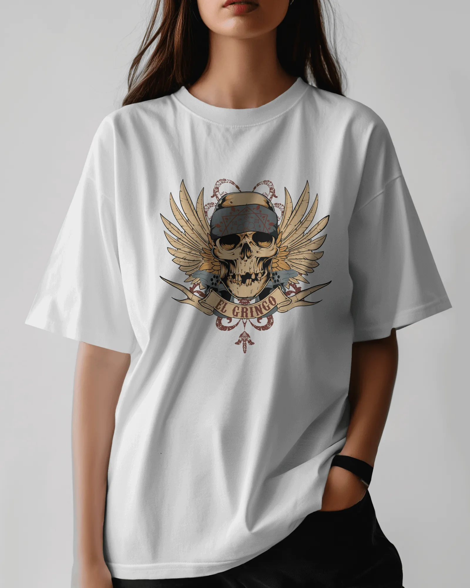 ['Premium El Gringo Skull Wings Oversized T-Shirt by YORD (T-Shirts) - photo 1 of 10', 'Premium El Gringo Skull Wings Oversized T-Shirt by YORD (T-Shirts) - photo 2 of 10', 'Premium El Gringo Skull Wings Oversized T-Shirt by YORD (T-Shirts) - photo 3 of 10', 'Premium El Gringo Skull Wings Oversized T-Shirt by YORD (T-Shirts) - photo 4 of 10', 'Premium El Gringo Skull Wings Oversized T-Shirt by YORD (T-Shirts) - photo 5 of 10', 'Premium El Gringo Skull Wings Oversized T-Shirt by YORD (T-Shirts) - photo 6 of 