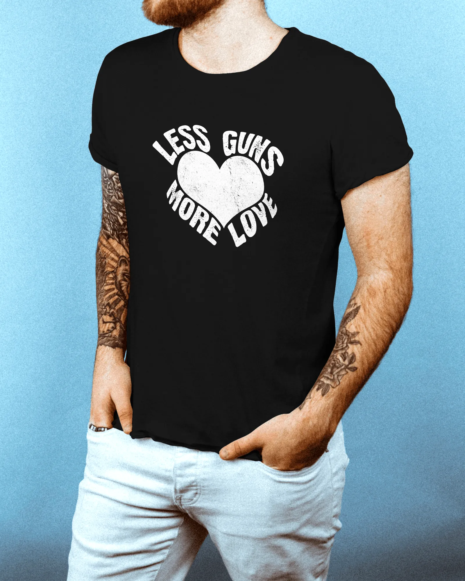Premium Gone Fishing Distressed Print Regular T-shirt - alternate view