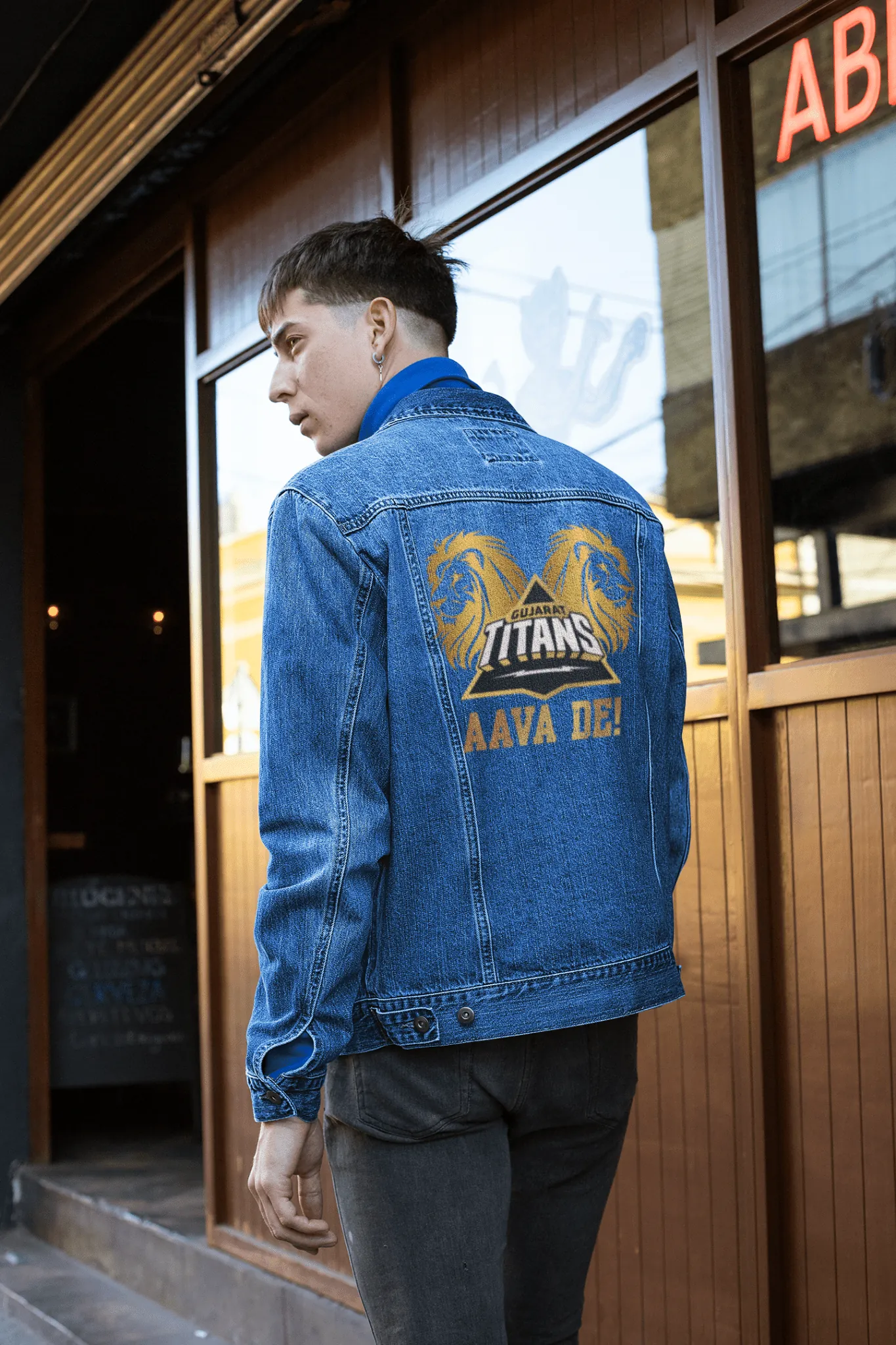 ['Premium Gujarat Titans IPL Denim Jacket | Exclusive AAVA DE! by YORD (Denim) - photo 1 of 6', 'Premium Gujarat Titans IPL Denim Jacket | Exclusive AAVA DE! by YORD (Denim) - photo 2 of 6', 'Premium Gujarat Titans IPL Denim Jacket | Exclusive AAVA DE! by YORD (Denim) - photo 3 of 6', 'Premium Gujarat Titans IPL Denim Jacket | Exclusive AAVA DE! by YORD (Denim) - photo 4 of 6', 'Premium Gujarat Titans IPL Denim Jacket | Exclusive AAVA DE! by YORD (Denim) - photo 5 of 6', 'Premium Gujarat Titans IPL Denim Ja