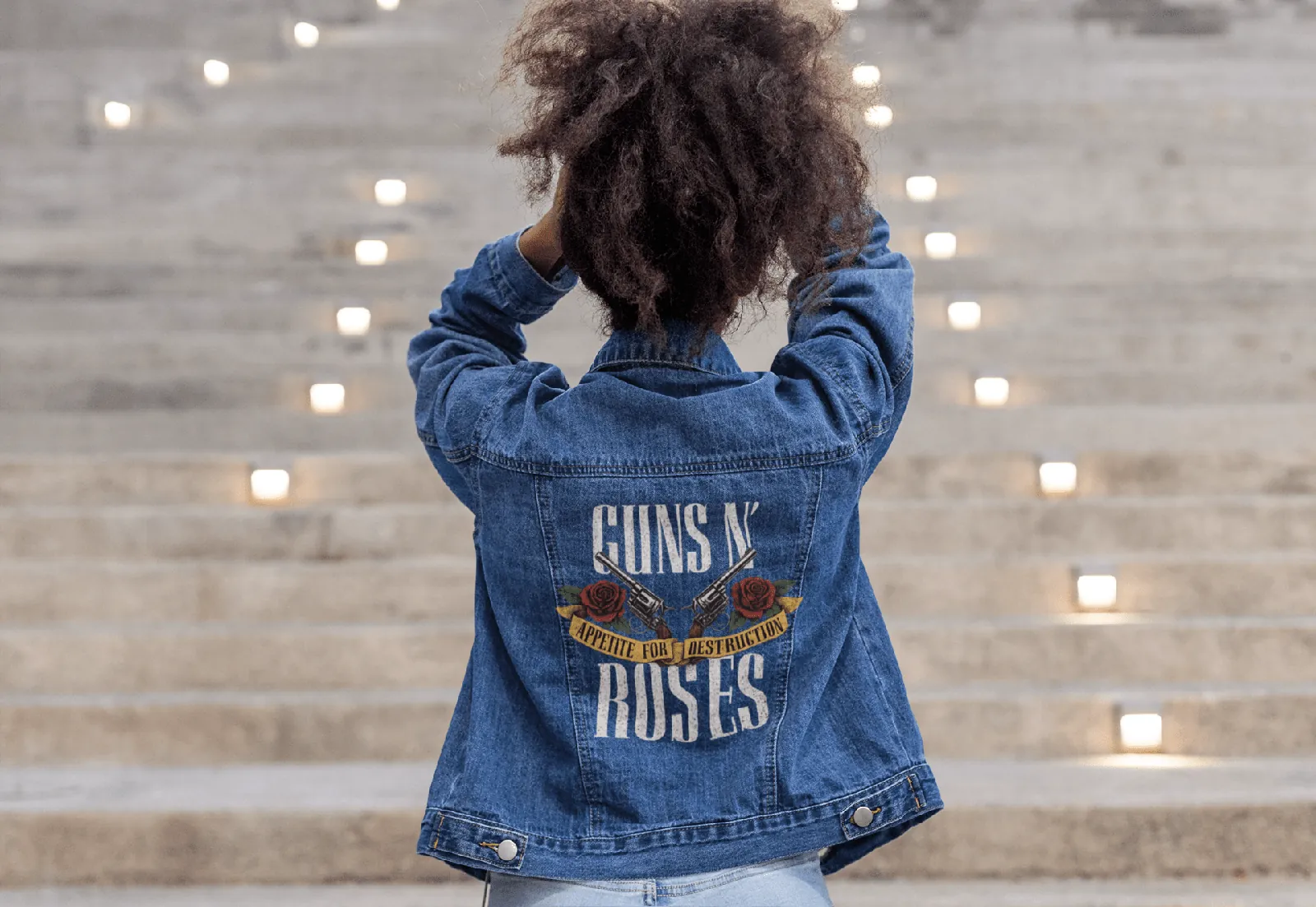 ["Premium Guns N' Roses Appetite For Destruction Denim Jacket by YORD (Denim) - photo 1 of 6", "Premium Guns N' Roses Appetite For Destruction Denim Jacket by YORD (Denim) - photo 2 of 6", "Premium Guns N' Roses Appetite For Destruction Denim Jacket by YORD (Denim) - photo 3 of 6", "Premium Guns N' Roses Appetite For Destruction Denim Jacket by YORD (Denim) - photo 4 of 6", "Premium Guns N' Roses Appetite For Destruction Denim Jacket by YORD (Denim) - photo 5 of 6", "Premium Guns N' Roses Appetite For Destr