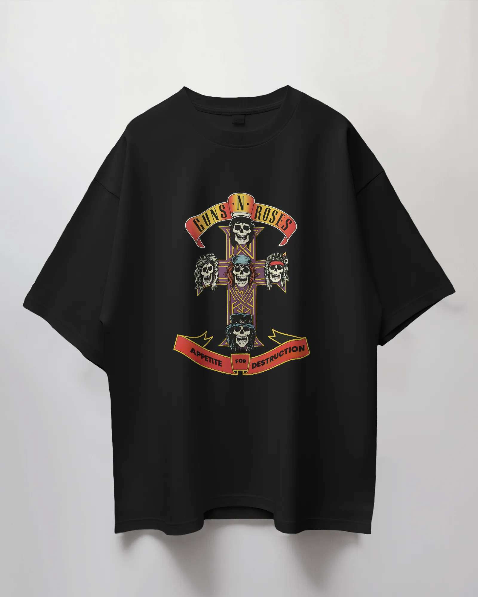 Premium Guns N' Roses Appetite For Destruction Oversized T-shirt