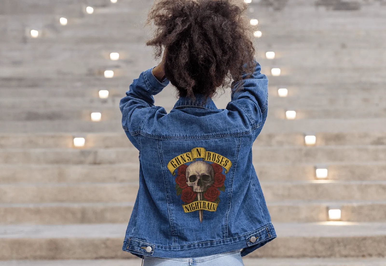 Premium Guns N' Roses Nightrain Denim Jacket | Limited Edition - alternate view