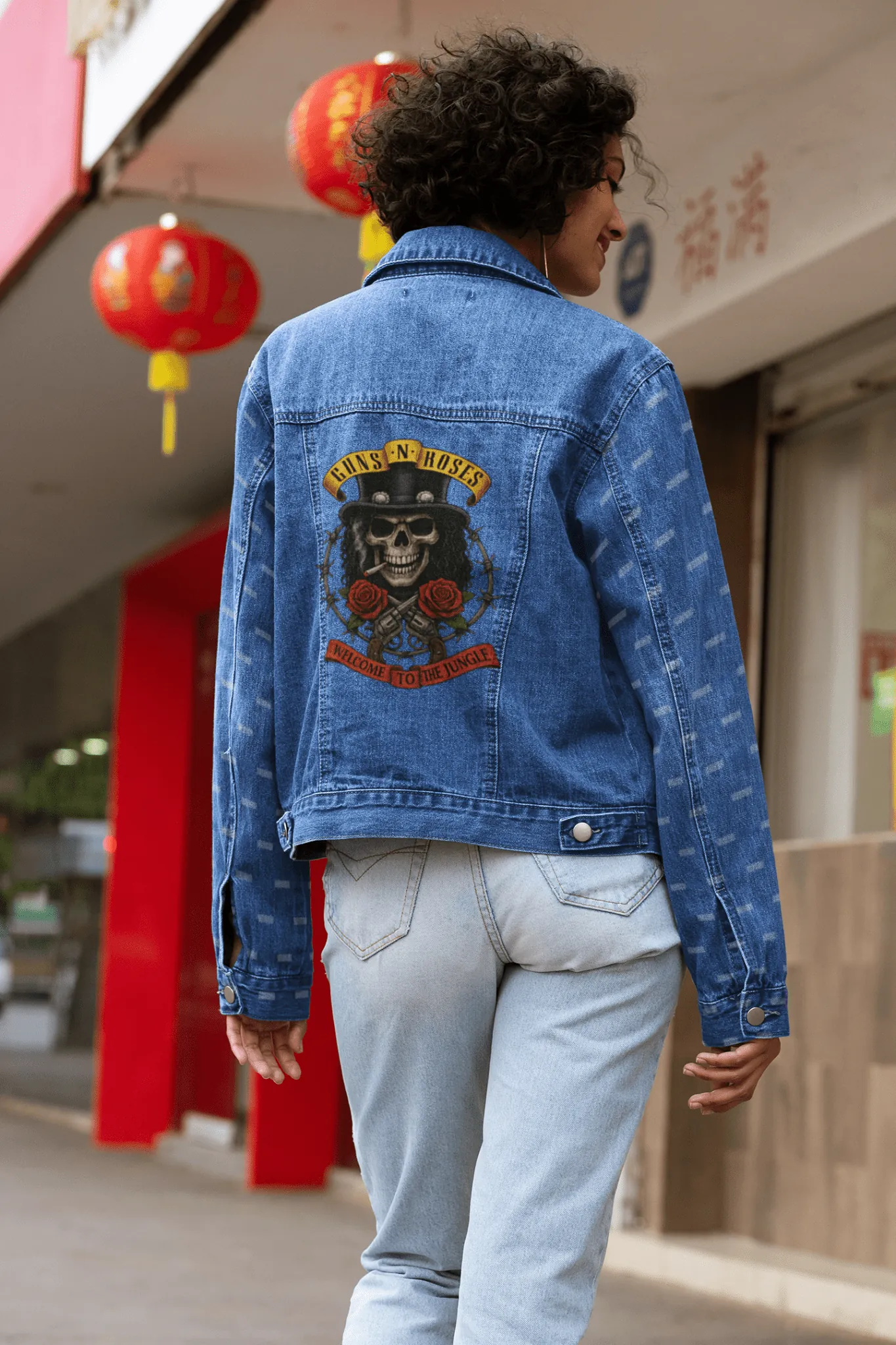 ["Premium Guns N' Roses Skull Print Denim Jacket - Limited Edition by YORD (Denim) - photo 1 of 5", "Premium Guns N' Roses Skull Print Denim Jacket - Limited Edition by YORD (Denim) - photo 2 of 5", "Premium Guns N' Roses Skull Print Denim Jacket - Limited Edition by YORD (Denim) - photo 3 of 5", "Premium Guns N' Roses Skull Print Denim Jacket - Limited Edition by YORD (Denim) - photo 4 of 5", "Premium Guns N' Roses Skull Print Denim Jacket - Limited Edition by YORD (Denim) - photo 5 of 5"]
