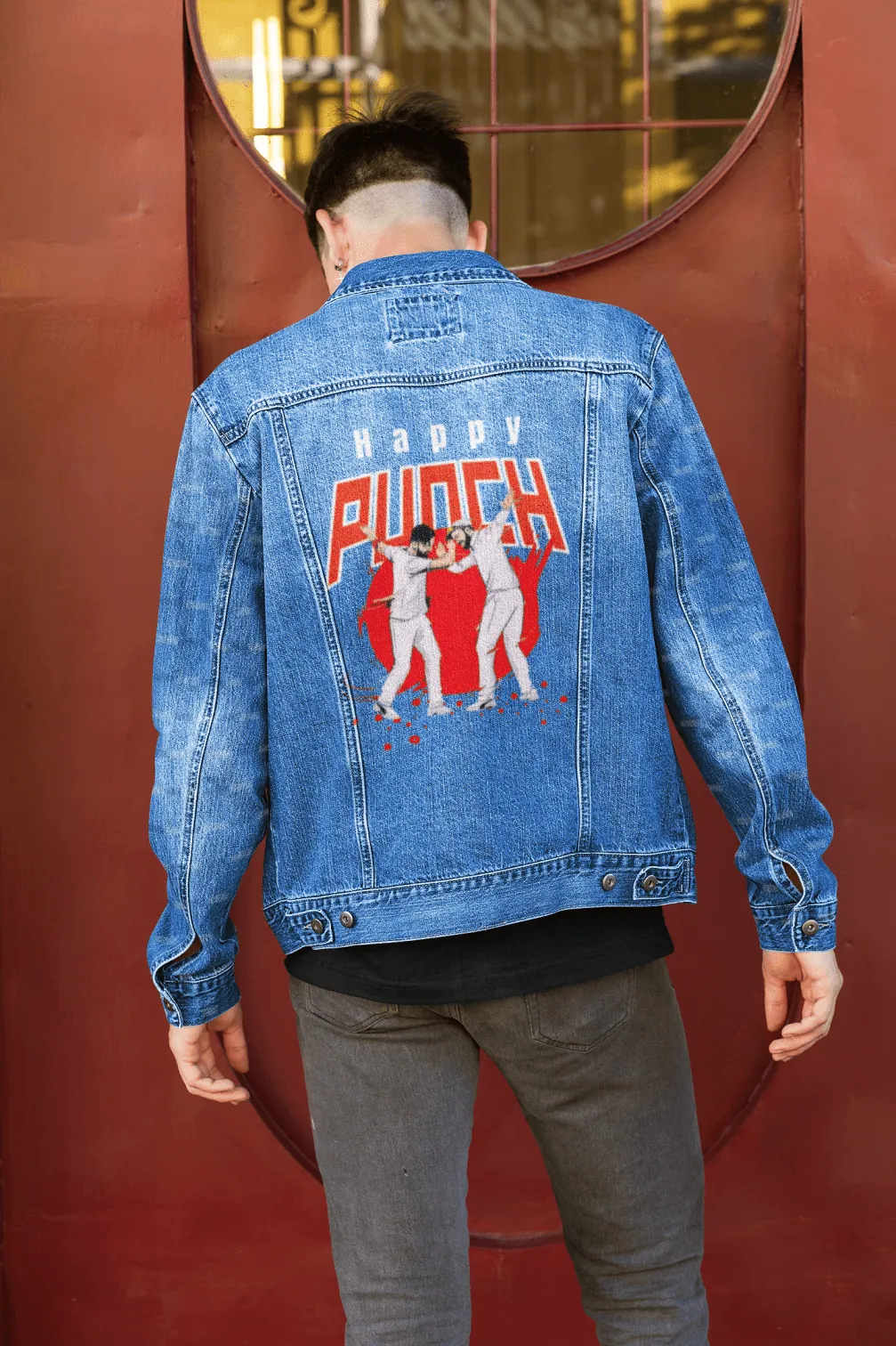 Premium IPL Happy Punch Denim Jacket | Limited Edition