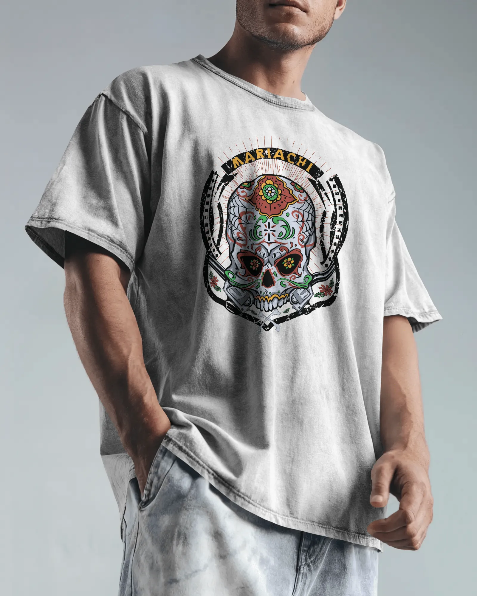 ['Premium Mariachi Sugar Skull Oversized T-shirt by YORD (T-Shirts) - photo 1 of 10', 'Premium Mariachi Sugar Skull Oversized T-shirt by YORD (T-Shirts) - photo 2 of 10', 'Premium Mariachi Sugar Skull Oversized T-shirt by YORD (T-Shirts) - photo 3 of 10', 'Premium Mariachi Sugar Skull Oversized T-shirt by YORD (T-Shirts) - photo 4 of 10', 'Premium Mariachi Sugar Skull Oversized T-shirt by YORD (T-Shirts) - photo 5 of 10', 'Premium Mariachi Sugar Skull Oversized T-shirt by YORD (T-Shirts) - photo 6 of 10', '
