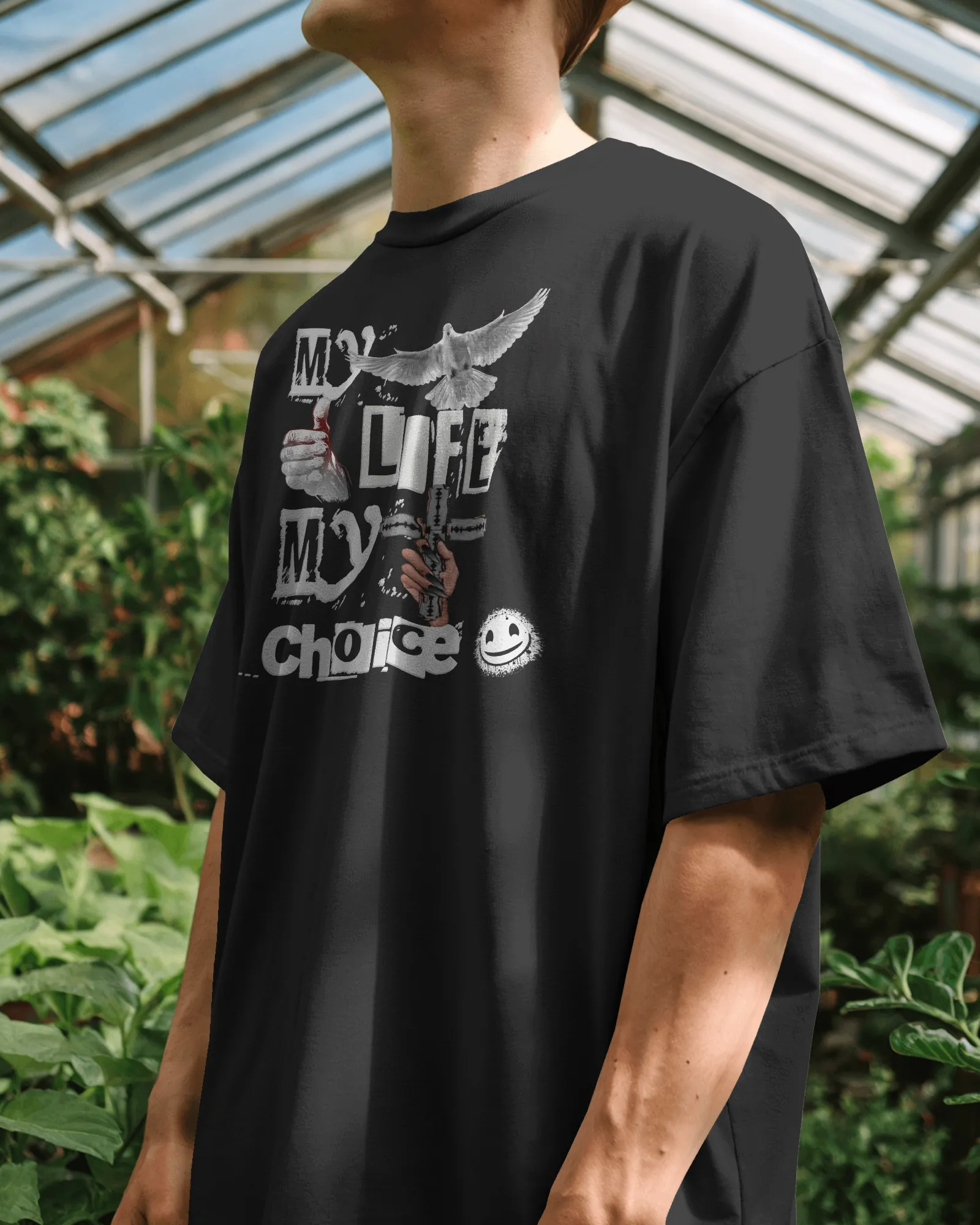 ["Premium 'My Life My Choice' Oversized Graphic T-shirt by YORD (T-Shirts) - photo 1 of 11", "Premium 'My Life My Choice' Oversized Graphic T-shirt by YORD (T-Shirts) - photo 2 of 11", "Premium 'My Life My Choice' Oversized Graphic T-shirt by YORD (T-Shirts) - photo 3 of 11", "Premium 'My Life My Choice' Oversized Graphic T-shirt by YORD (T-Shirts) - photo 4 of 11", "Premium 'My Life My Choice' Oversized Graphic T-shirt by YORD (T-Shirts) - photo 5 of 11", "Premium 'My Life My Choice' Oversized Graphic T-sh