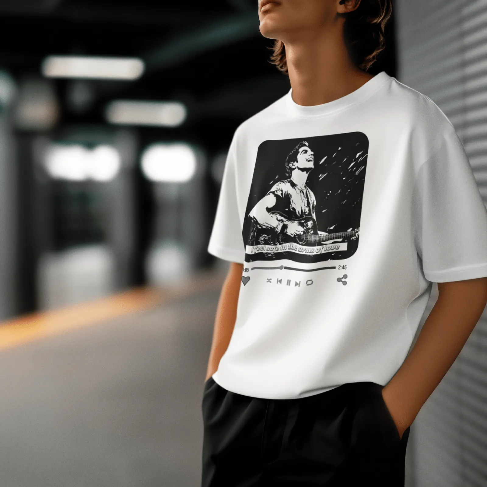 Premium Oversize French Terry Cotton Coldplay Concert T-Shirt – 240 GSM Luxury Fabric - alternate view