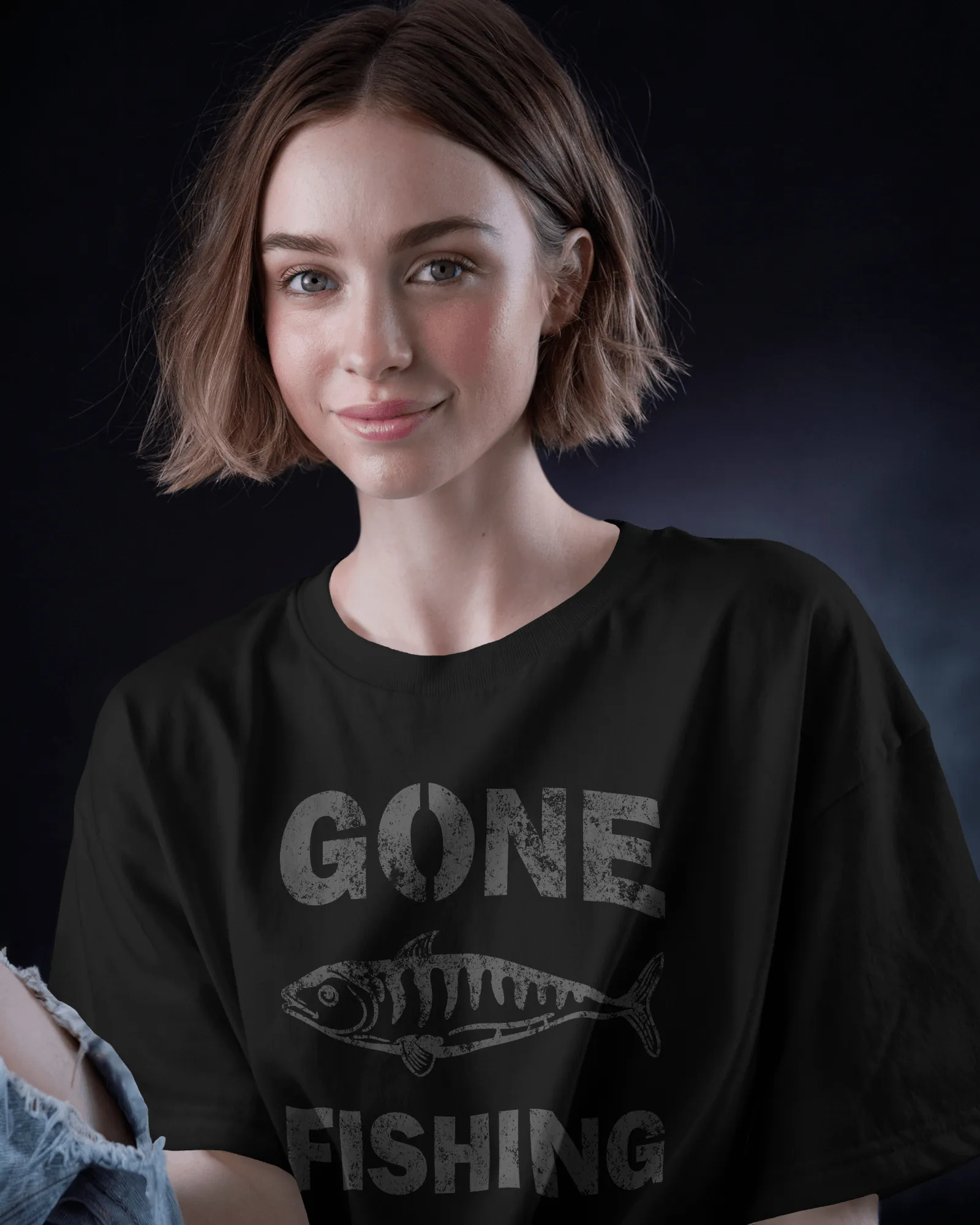 ["Premium Oversized 'GONE FISHING' T-Shirt | Limited Edition by YORD (T-Shirts) - photo 1 of 9", "Premium Oversized 'GONE FISHING' T-Shirt | Limited Edition by YORD (T-Shirts) - photo 2 of 9", "Premium Oversized 'GONE FISHING' T-Shirt | Limited Edition by YORD (T-Shirts) - photo 3 of 9", "Premium Oversized 'GONE FISHING' T-Shirt | Limited Edition by YORD (T-Shirts) - photo 4 of 9", "Premium Oversized 'GONE FISHING' T-Shirt | Limited Edition by YORD (T-Shirts) - photo 5 of 9", "Premium Oversized 'GONE FISHIN