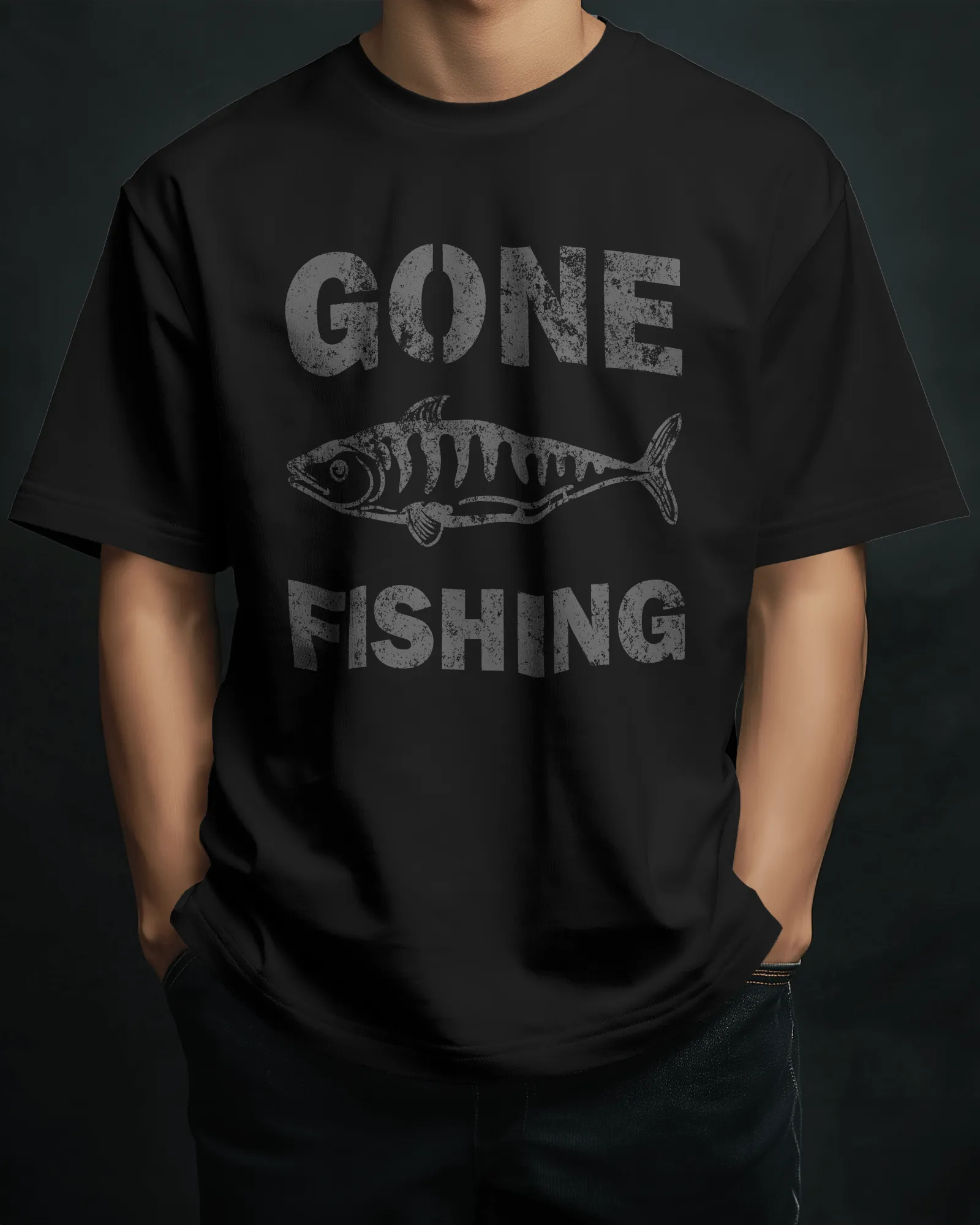 ["Premium Oversized 'GONE FISHING' T-Shirt | Limited Edition by YORD (T-Shirts) - photo 1 of 9", "Premium Oversized 'GONE FISHING' T-Shirt | Limited Edition by YORD (T-Shirts) - photo 2 of 9", "Premium Oversized 'GONE FISHING' T-Shirt | Limited Edition by YORD (T-Shirts) - photo 3 of 9", "Premium Oversized 'GONE FISHING' T-Shirt | Limited Edition by YORD (T-Shirts) - photo 4 of 9", "Premium Oversized 'GONE FISHING' T-Shirt | Limited Edition by YORD (T-Shirts) - photo 5 of 9", "Premium Oversized 'GONE FISHIN