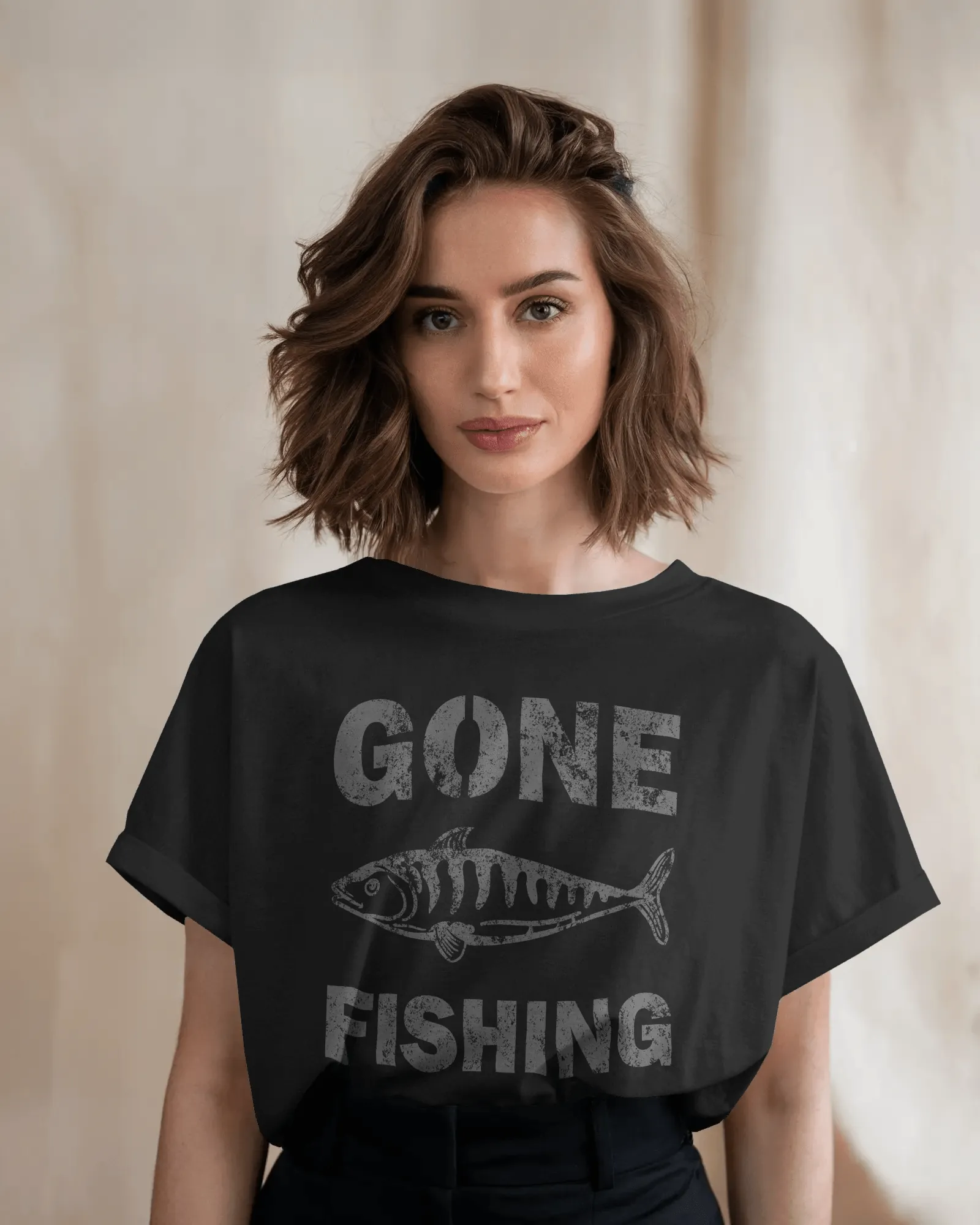 ["Premium Oversized 'GONE FISHING' T-Shirt | Limited Edition by YORD (T-Shirts) - photo 1 of 9", "Premium Oversized 'GONE FISHING' T-Shirt | Limited Edition by YORD (T-Shirts) - photo 2 of 9", "Premium Oversized 'GONE FISHING' T-Shirt | Limited Edition by YORD (T-Shirts) - photo 3 of 9", "Premium Oversized 'GONE FISHING' T-Shirt | Limited Edition by YORD (T-Shirts) - photo 4 of 9", "Premium Oversized 'GONE FISHING' T-Shirt | Limited Edition by YORD (T-Shirts) - photo 5 of 9", "Premium Oversized 'GONE FISHIN