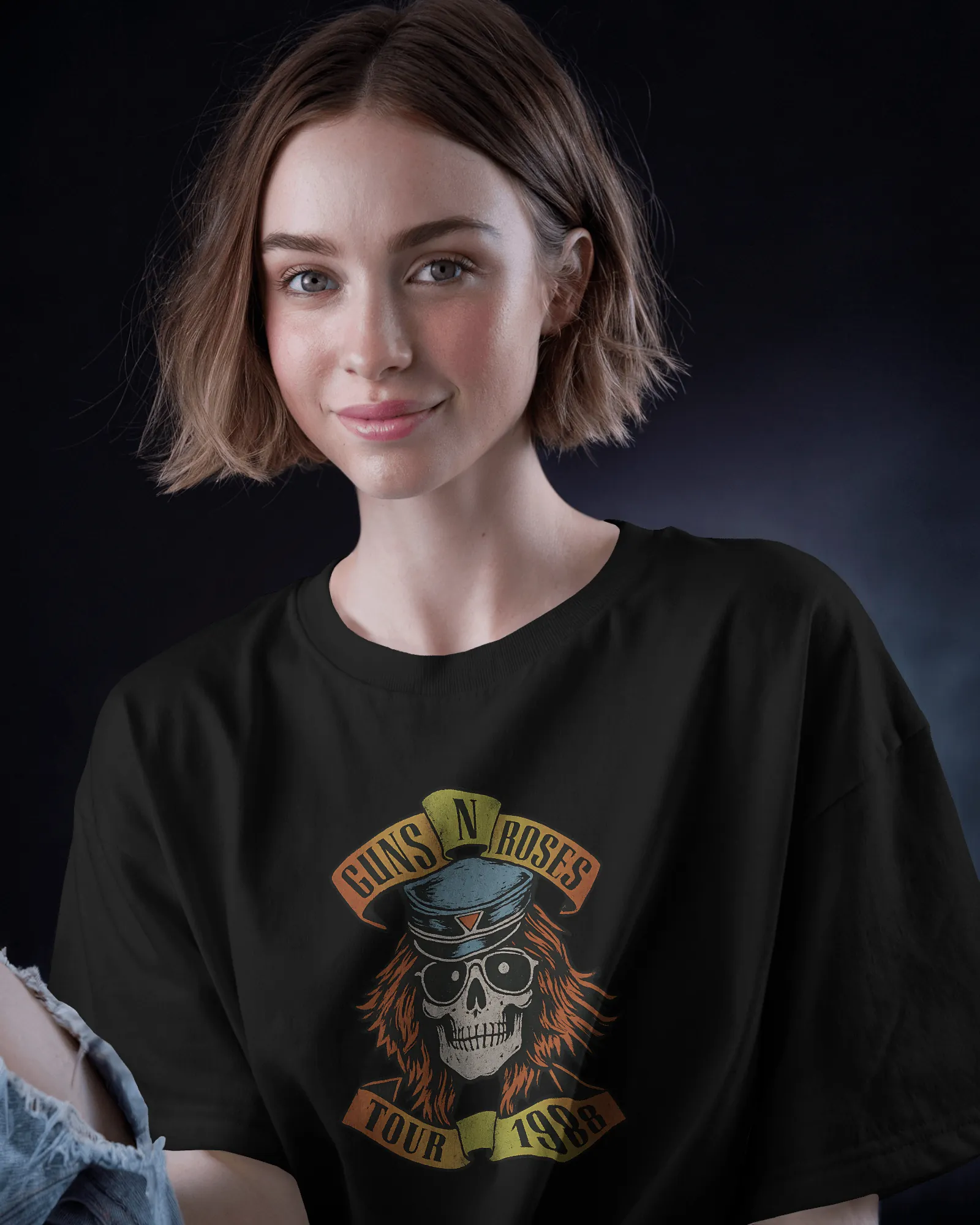 ["Premium Oversized Guns N' Roses 1988 Tour Skull T-shirt by YORD (T-Shirts) - photo 1 of 8", "Premium Oversized Guns N' Roses 1988 Tour Skull T-shirt by YORD (T-Shirts) - photo 2 of 8", "Premium Oversized Guns N' Roses 1988 Tour Skull T-shirt by YORD (T-Shirts) - photo 3 of 8", "Premium Oversized Guns N' Roses 1988 Tour Skull T-shirt by YORD (T-Shirts) - photo 4 of 8", "Premium Oversized Guns N' Roses 1988 Tour Skull T-shirt by YORD (T-Shirts) - photo 5 of 8", "Premium Oversized Guns N' Roses 1988 Tour Sku