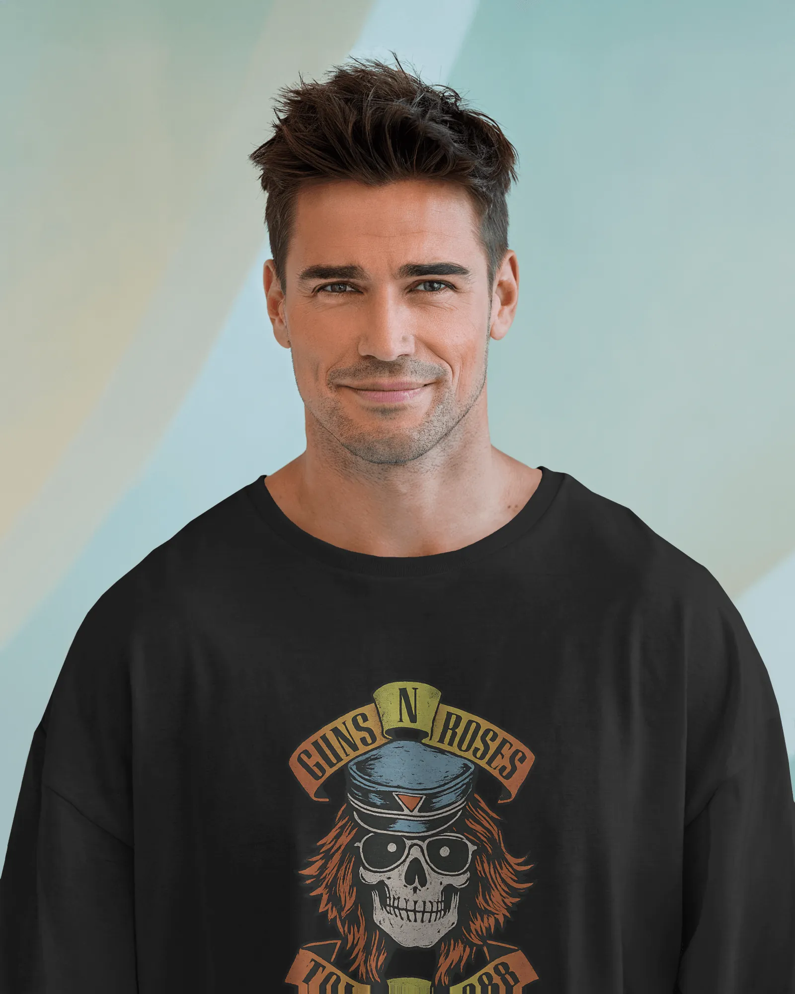 ["Premium Oversized Guns N' Roses 1988 Tour Skull T-shirt by YORD (T-Shirts) - photo 1 of 8", "Premium Oversized Guns N' Roses 1988 Tour Skull T-shirt by YORD (T-Shirts) - photo 2 of 8", "Premium Oversized Guns N' Roses 1988 Tour Skull T-shirt by YORD (T-Shirts) - photo 3 of 8", "Premium Oversized Guns N' Roses 1988 Tour Skull T-shirt by YORD (T-Shirts) - photo 4 of 8", "Premium Oversized Guns N' Roses 1988 Tour Skull T-shirt by YORD (T-Shirts) - photo 5 of 8", "Premium Oversized Guns N' Roses 1988 Tour Sku