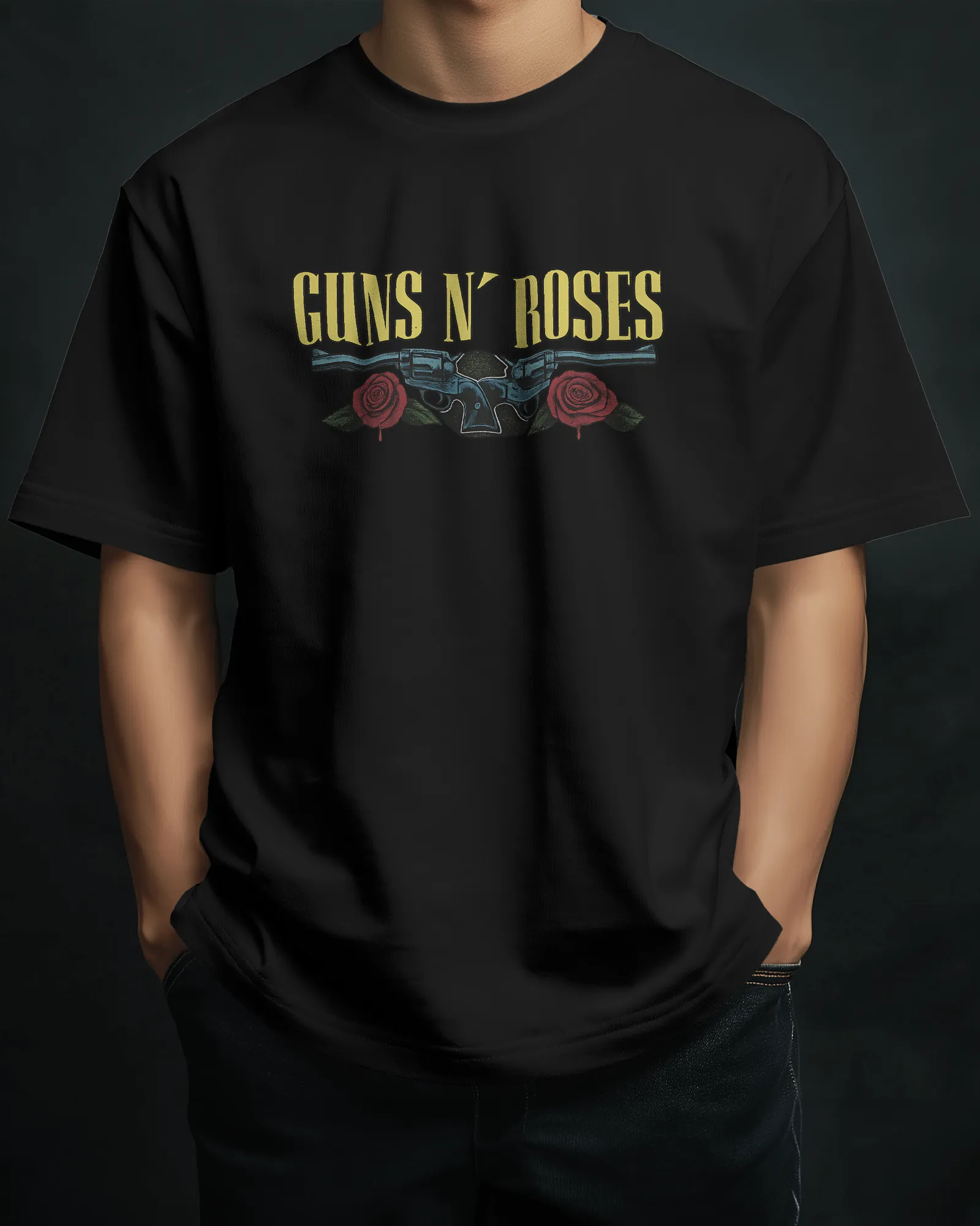 Premium Oversized Guns N' Roses Rock Band T-shirt | Limited Edition - alternate view