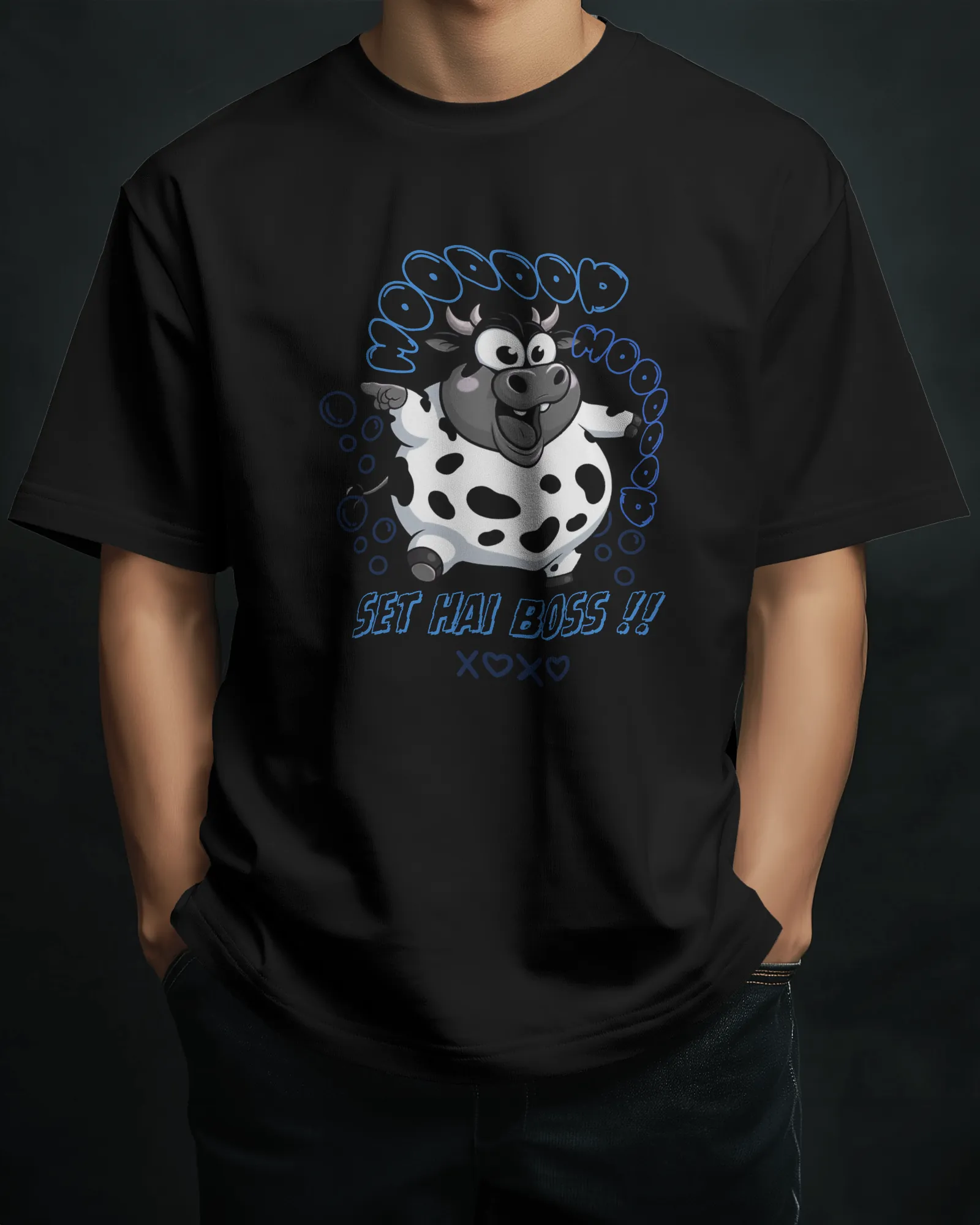 ["Premium Oversized 'Moo Boss' Cartoon Cow T-Shirt by YORD (T-Shirts) - photo 1 of 9", "Premium Oversized 'Moo Boss' Cartoon Cow T-Shirt by YORD (T-Shirts) - photo 2 of 9", "Premium Oversized 'Moo Boss' Cartoon Cow T-Shirt by YORD (T-Shirts) - photo 3 of 9", "Premium Oversized 'Moo Boss' Cartoon Cow T-Shirt by YORD (T-Shirts) - photo 4 of 9", "Premium Oversized 'Moo Boss' Cartoon Cow T-Shirt by YORD (T-Shirts) - photo 5 of 9", "Premium Oversized 'Moo Boss' Cartoon Cow T-Shirt by YORD (T-Shirts) - photo 6 of