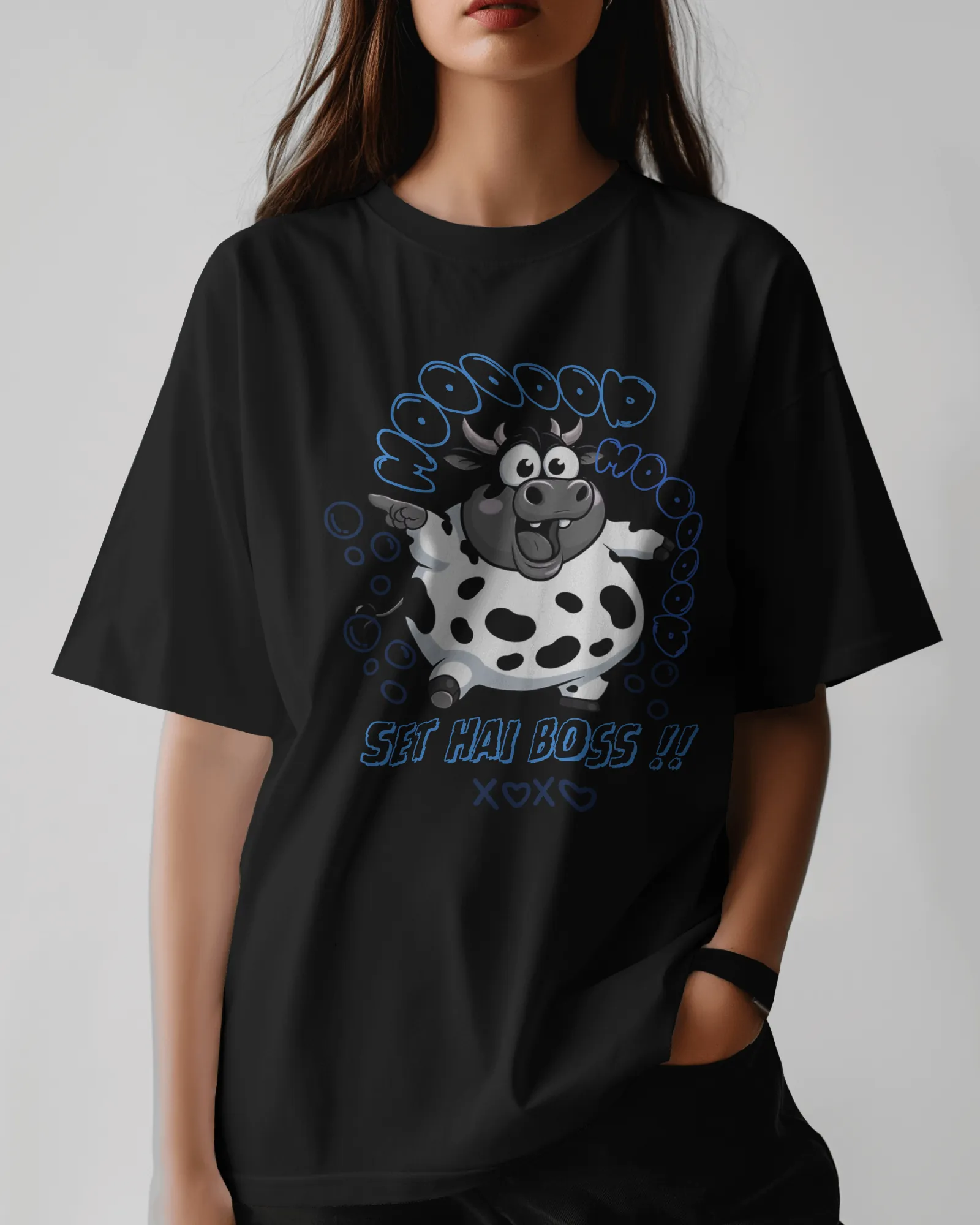 ["Premium Oversized 'Moo Boss' Cartoon Cow T-Shirt by YORD (T-Shirts) - photo 1 of 9", "Premium Oversized 'Moo Boss' Cartoon Cow T-Shirt by YORD (T-Shirts) - photo 2 of 9", "Premium Oversized 'Moo Boss' Cartoon Cow T-Shirt by YORD (T-Shirts) - photo 3 of 9", "Premium Oversized 'Moo Boss' Cartoon Cow T-Shirt by YORD (T-Shirts) - photo 4 of 9", "Premium Oversized 'Moo Boss' Cartoon Cow T-Shirt by YORD (T-Shirts) - photo 5 of 9", "Premium Oversized 'Moo Boss' Cartoon Cow T-Shirt by YORD (T-Shirts) - photo 6 of