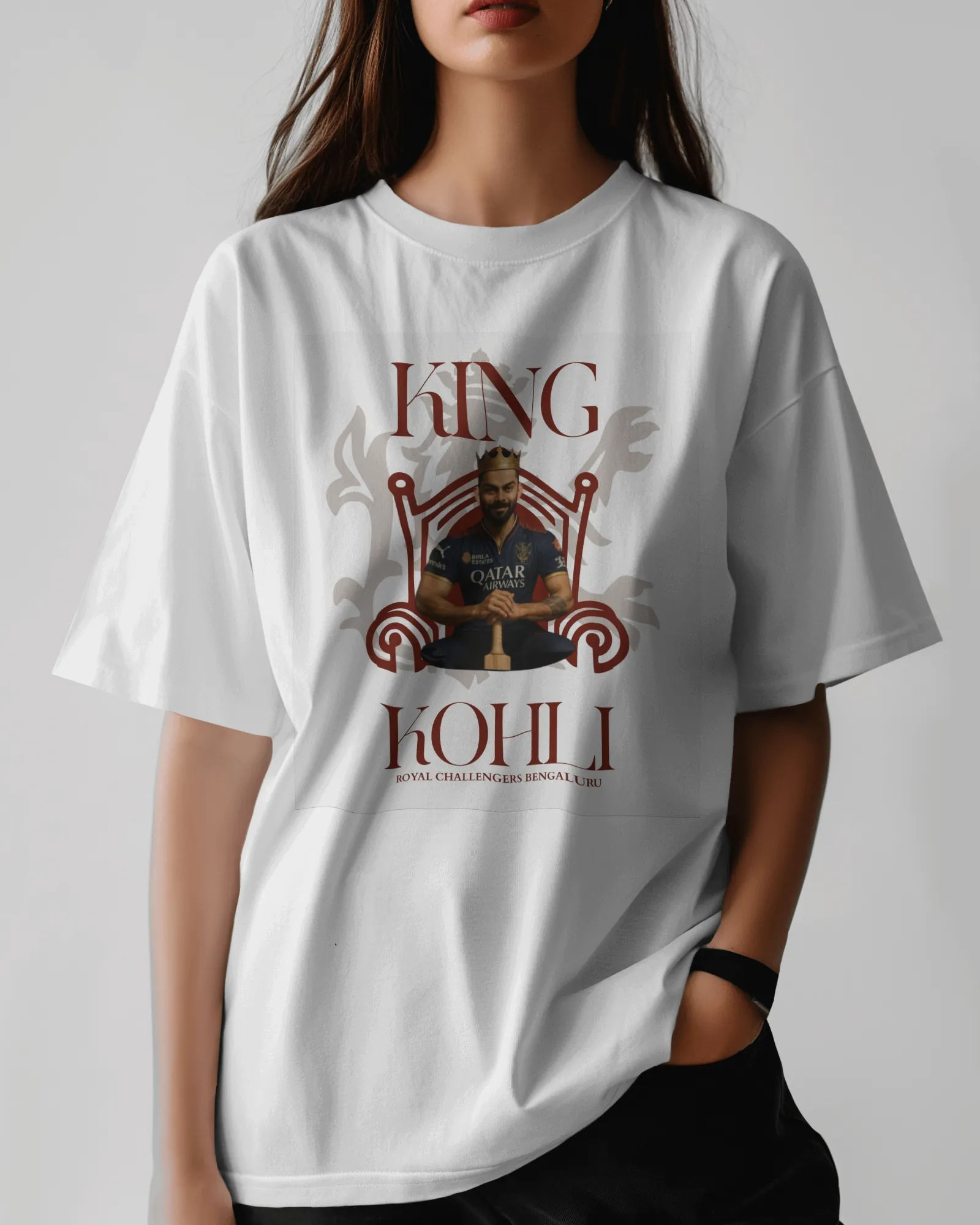 ['Premium Oversized Virat Kohli  Cricket Fan T-shirt - Limited Edition by YORD (T-Shirts) - photo 1 of 8', 'Premium Oversized Virat Kohli  Cricket Fan T-shirt - Limited Edition by YORD (T-Shirts) - photo 2 of 8', 'Premium Oversized Virat Kohli  Cricket Fan T-shirt - Limited Edition by YORD (T-Shirts) - photo 3 of 8', 'Premium Oversized Virat Kohli  Cricket Fan T-shirt - Limited Edition by YORD (T-Shirts) - photo 4 of 8', 'Premium Oversized Virat Kohli  Cricket Fan T-shirt - Limited Edition by YORD (T-Shirts