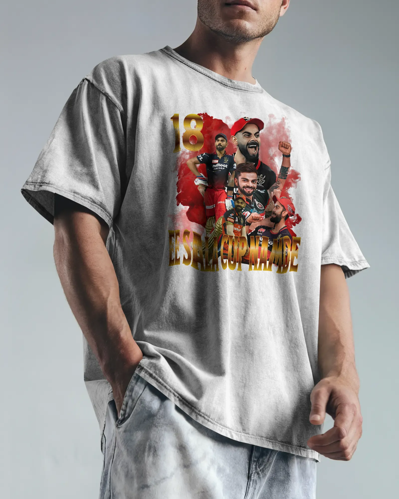 ['Premium Oversized RCB Cricket Fan T-shirt - Limited Edition by YORD (T-Shirts) - photo 1 of 8', 'Premium Oversized RCB Cricket Fan T-shirt - Limited Edition by YORD (T-Shirts) - photo 2 of 8', 'Premium Oversized RCB Cricket Fan T-shirt - Limited Edition by YORD (T-Shirts) - photo 3 of 8', 'Premium Oversized RCB Cricket Fan T-shirt - Limited Edition by YORD (T-Shirts) - photo 4 of 8', 'Premium Oversized RCB Cricket Fan T-shirt - Limited Edition by YORD (T-Shirts) - photo 5 of 8', 'Premium Oversized RCB Cri