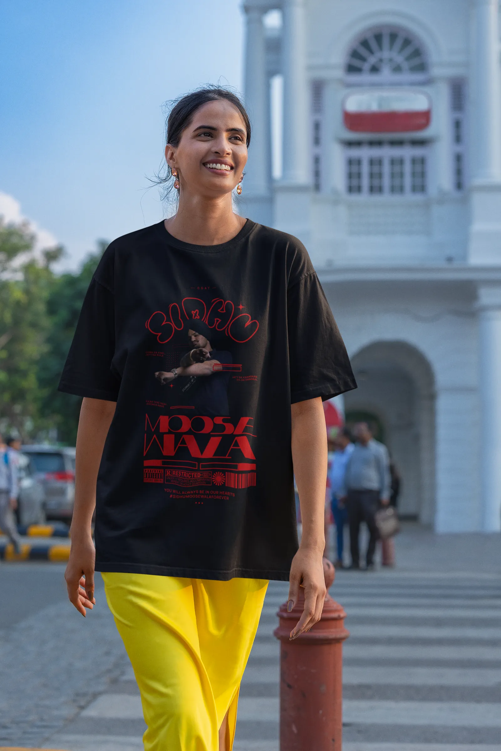 ['Premium Oversized Sidhu Moose Wala Tribute T-shirt | Limited Edition by YORD (T-Shirts) - photo 1 of 9', 'Premium Oversized Sidhu Moose Wala Tribute T-shirt | Limited Edition by YORD (T-Shirts) - photo 2 of 9', 'Premium Oversized Sidhu Moose Wala Tribute T-shirt | Limited Edition by YORD (T-Shirts) - photo 3 of 9', 'Premium Oversized Sidhu Moose Wala Tribute T-shirt | Limited Edition by YORD (T-Shirts) - photo 4 of 9', 'Premium Oversized Sidhu Moose Wala Tribute T-shirt | Limited Edition by YORD (T-Shirts