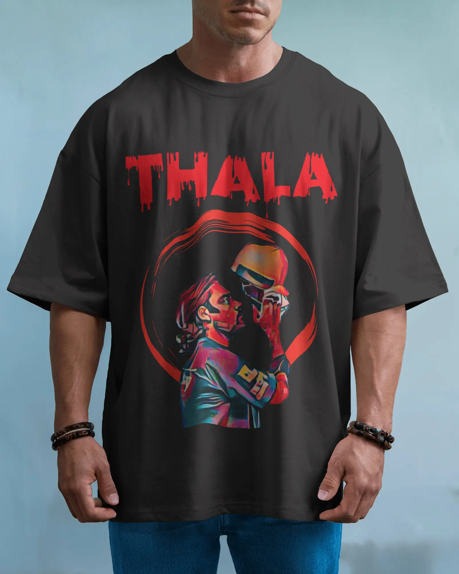 ['Premium Oversized THALA CSK MS Dhoni Tribute T-shirt by YORD (T-Shirts) - photo 1 of 5', 'Premium Oversized THALA CSK MS Dhoni Tribute T-shirt by YORD (T-Shirts) - photo 2 of 5', 'Premium Oversized THALA CSK MS Dhoni Tribute T-shirt by YORD (T-Shirts) - photo 3 of 5', 'Premium Oversized THALA CSK MS Dhoni Tribute T-shirt by YORD (T-Shirts) - photo 4 of 5', 'Premium Oversized THALA CSK MS Dhoni Tribute T-shirt by YORD (T-Shirts) - photo 5 of 5']