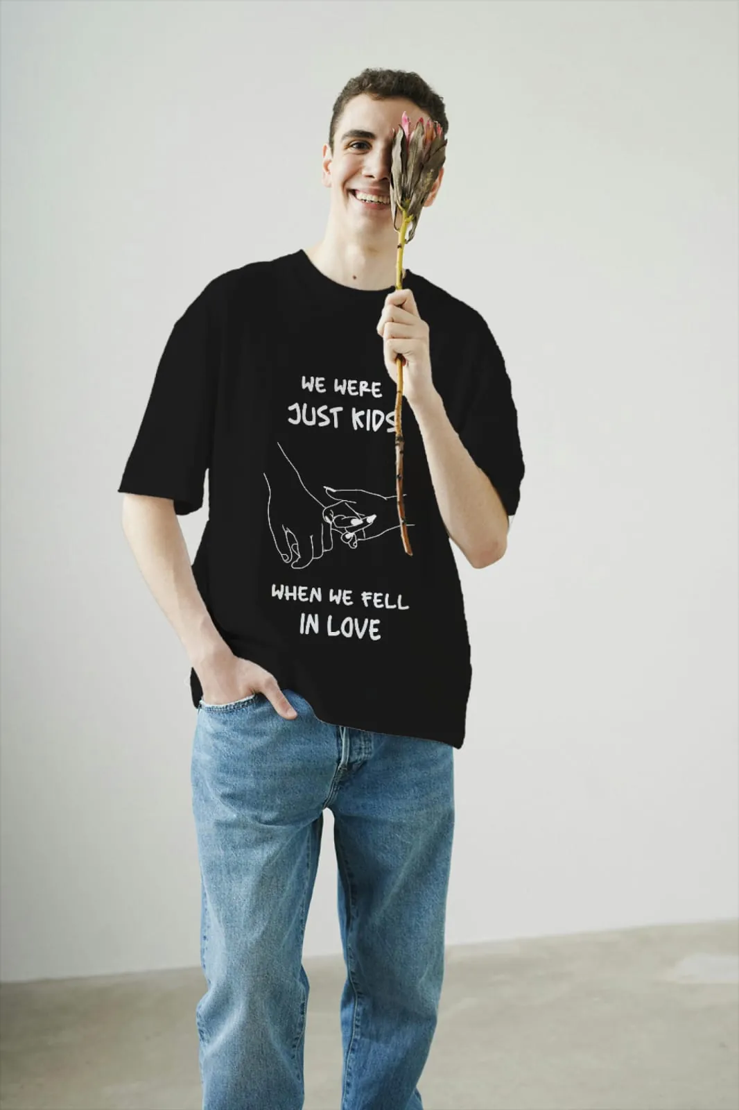 Premium Oversized "We Were Just Kids" French Terry Concert T-Shirt - Ed Sheeran Fan Collection