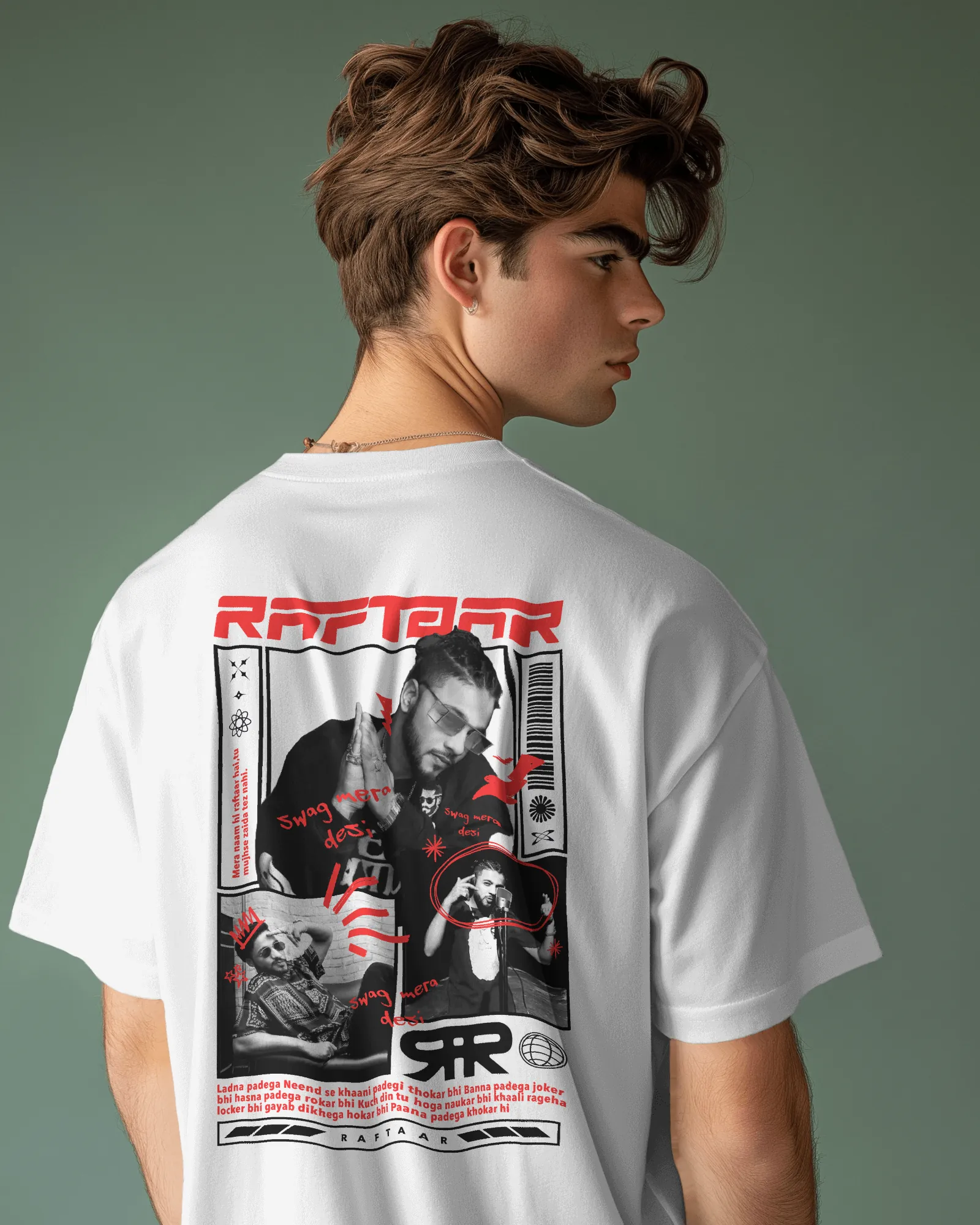 ['Premium Hand Painted  RAFTAAR Oversized T-shirt | Limited Edition by YORD (T-Shirts) - photo 1 of 9', 'Premium Hand Painted  RAFTAAR Oversized T-shirt | Limited Edition by YORD (T-Shirts) - photo 2 of 9', 'Premium Hand Painted  RAFTAAR Oversized T-shirt | Limited Edition by YORD (T-Shirts) - photo 3 of 9', 'Premium Hand Painted  RAFTAAR Oversized T-shirt | Limited Edition by YORD (T-Shirts) - photo 4 of 9', 'Premium Hand Painted  RAFTAAR Oversized T-shirt | Limited Edition by YORD (T-Shirts) - photo 5 of 