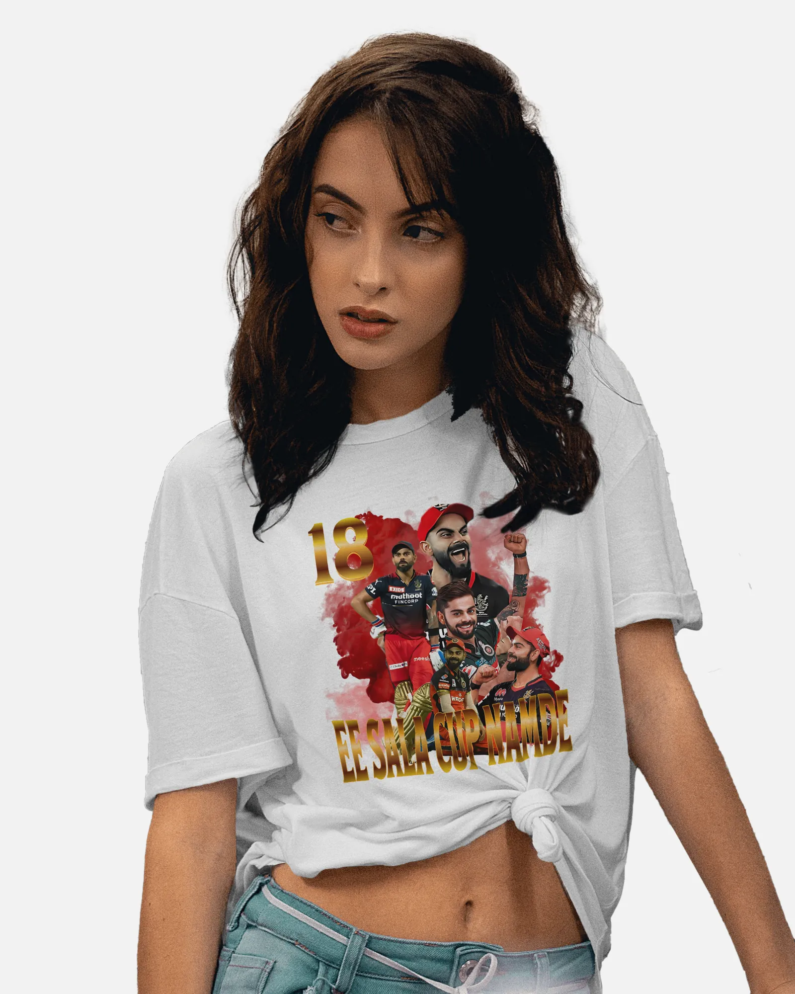 ["Premium RCB Cricket Fan 'Ee Sala Cup Namde' White T-shirt by YORD (T-Shirts) - photo 1 of 8", "Premium RCB Cricket Fan 'Ee Sala Cup Namde' White T-shirt by YORD (T-Shirts) - photo 2 of 8", "Premium RCB Cricket Fan 'Ee Sala Cup Namde' White T-shirt by YORD (T-Shirts) - photo 3 of 8", "Premium RCB Cricket Fan 'Ee Sala Cup Namde' White T-shirt by YORD (T-Shirts) - photo 4 of 8", "Premium RCB Cricket Fan 'Ee Sala Cup Namde' White T-shirt by YORD (T-Shirts) - photo 5 of 8", "Premium RCB Cricket Fan 'Ee Sala Cu