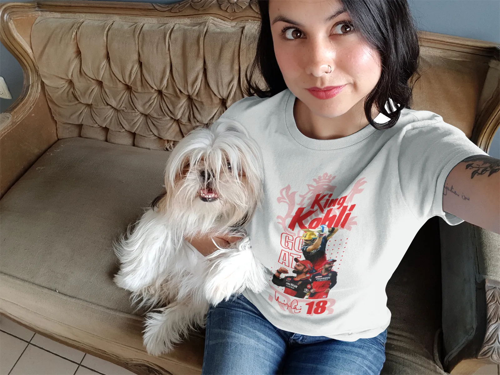 ['Premium RCB King Kohli Oversized T-shirt | Limited Edition by YORD (T-Shirts) - photo 1 of 9', 'Premium RCB King Kohli Oversized T-shirt | Limited Edition by YORD (T-Shirts) - photo 2 of 9', 'Premium RCB King Kohli Oversized T-shirt | Limited Edition by YORD (T-Shirts) - photo 3 of 9', 'Premium RCB King Kohli Oversized T-shirt | Limited Edition by YORD (T-Shirts) - photo 4 of 9', 'Premium RCB King Kohli Oversized T-shirt | Limited Edition by YORD (T-Shirts) - photo 5 of 9', 'Premium RCB King Kohli Oversiz