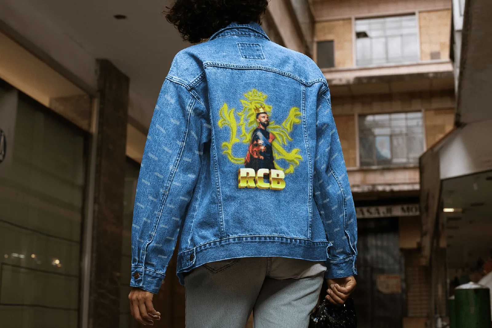 ['Premium RCB Royal Challengers Limited Edition Denim Jacket by YORD (Denim) - photo 1 of 5', 'Premium RCB Royal Challengers Limited Edition Denim Jacket by YORD (Denim) - photo 2 of 5', 'Premium RCB Royal Challengers Limited Edition Denim Jacket by YORD (Denim) - photo 3 of 5', 'Premium RCB Royal Challengers Limited Edition Denim Jacket by YORD (Denim) - photo 4 of 5', 'Premium RCB Royal Challengers Limited Edition Denim Jacket by YORD (Denim) - photo 5 of 5']