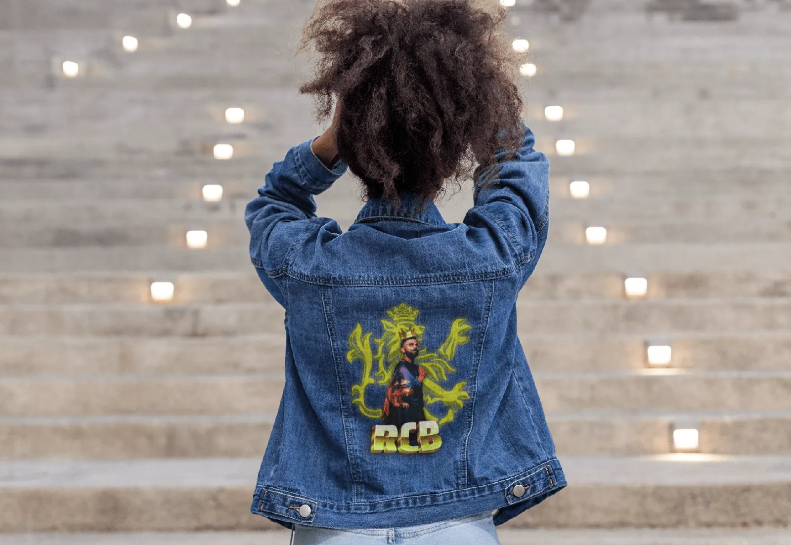 ['Premium RCB Royal Challengers Limited Edition Denim Jacket by YORD (Denim) - photo 1 of 5', 'Premium RCB Royal Challengers Limited Edition Denim Jacket by YORD (Denim) - photo 2 of 5', 'Premium RCB Royal Challengers Limited Edition Denim Jacket by YORD (Denim) - photo 3 of 5', 'Premium RCB Royal Challengers Limited Edition Denim Jacket by YORD (Denim) - photo 4 of 5', 'Premium RCB Royal Challengers Limited Edition Denim Jacket by YORD (Denim) - photo 5 of 5']