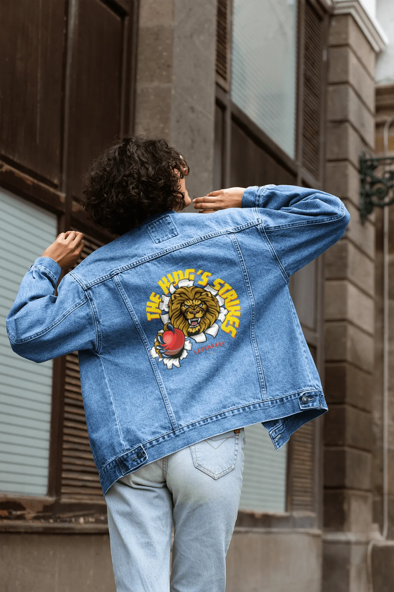 ["Premium RCB The Lion's Pride Embroidered Denim Jacket by YORD (Denim) - photo 1 of 5", "Premium RCB The Lion's Pride Embroidered Denim Jacket by YORD (Denim) - photo 2 of 5", "Premium RCB The Lion's Pride Embroidered Denim Jacket by YORD (Denim) - photo 3 of 5", "Premium RCB The Lion's Pride Embroidered Denim Jacket by YORD (Denim) - photo 4 of 5", "Premium RCB The Lion's Pride Embroidered Denim Jacket by YORD (Denim) - photo 5 of 5"]