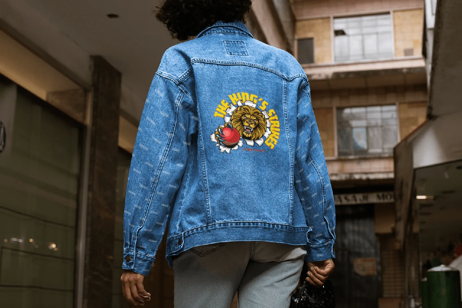 ["Premium RCB The Lion's Pride Embroidered Denim Jacket by YORD (Denim) - photo 1 of 5", "Premium RCB The Lion's Pride Embroidered Denim Jacket by YORD (Denim) - photo 2 of 5", "Premium RCB The Lion's Pride Embroidered Denim Jacket by YORD (Denim) - photo 3 of 5", "Premium RCB The Lion's Pride Embroidered Denim Jacket by YORD (Denim) - photo 4 of 5", "Premium RCB The Lion's Pride Embroidered Denim Jacket by YORD (Denim) - photo 5 of 5"]