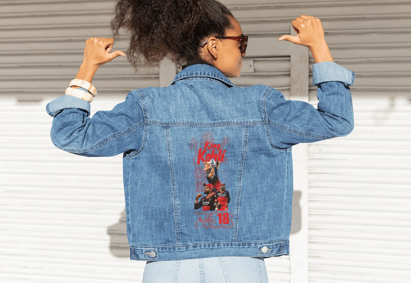 ['Premium RCB Virat Kohli King Denim Jacket - Limited Edition by YORD (Denim) - photo 1 of 6', 'Premium RCB Virat Kohli King Denim Jacket - Limited Edition by YORD (Denim) - photo 2 of 6', 'Premium RCB Virat Kohli King Denim Jacket - Limited Edition by YORD (Denim) - photo 3 of 6', 'Premium RCB Virat Kohli King Denim Jacket - Limited Edition by YORD (Denim) - photo 4 of 6', 'Premium RCB Virat Kohli King Denim Jacket - Limited Edition by YORD (Denim) - photo 5 of 6', 'Premium RCB Virat Kohli King Denim Jacke