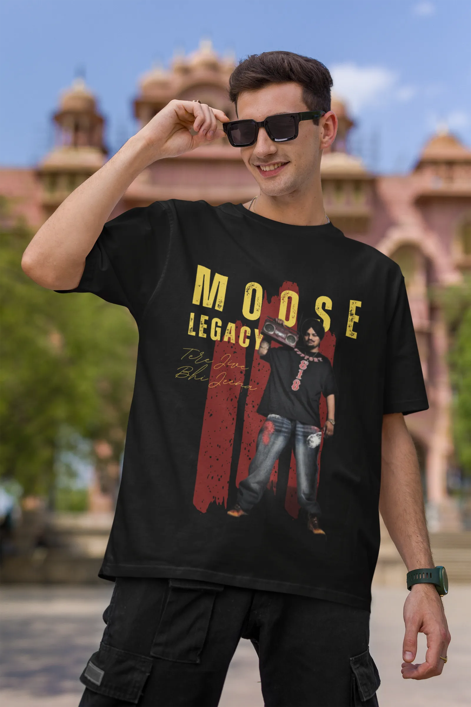 ['Premium Sidhu Moose Wala Tribute Regular T-shirt - Limited Edition by YORD (T-Shirts) - photo 1 of 5', 'Premium Sidhu Moose Wala Tribute Regular T-shirt - Limited Edition by YORD (T-Shirts) - photo 2 of 5', 'Premium Sidhu Moose Wala Tribute Regular T-shirt - Limited Edition by YORD (T-Shirts) - photo 3 of 5', 'Premium Sidhu Moose Wala Tribute Regular T-shirt - Limited Edition by YORD (T-Shirts) - photo 4 of 5', 'Premium Sidhu Moose Wala Tribute Regular T-shirt - Limited Edition by YORD (T-Shirts) - photo 