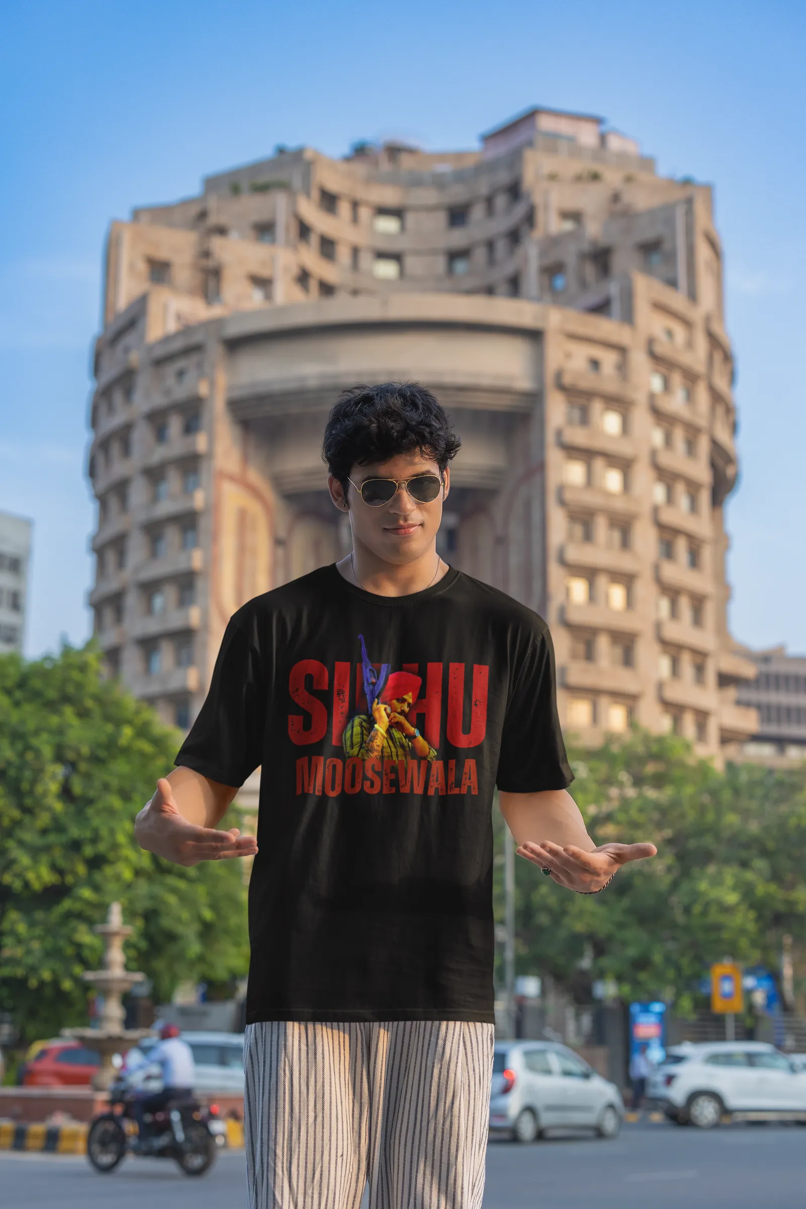 ['Premium Sidhu Moosewala Limited Edition Oversized T-shirt by YORD (T-Shirts) - photo 1 of 13', 'Premium Sidhu Moosewala Limited Edition Oversized T-shirt by YORD (T-Shirts) - photo 2 of 13', 'Premium Sidhu Moosewala Limited Edition Oversized T-shirt by YORD (T-Shirts) - photo 3 of 13', 'Premium Sidhu Moosewala Limited Edition Oversized T-shirt by YORD (T-Shirts) - photo 4 of 13', 'Premium Sidhu Moosewala Limited Edition Oversized T-shirt by YORD (T-Shirts) - photo 5 of 13', 'Premium Sidhu Moosewala Limite