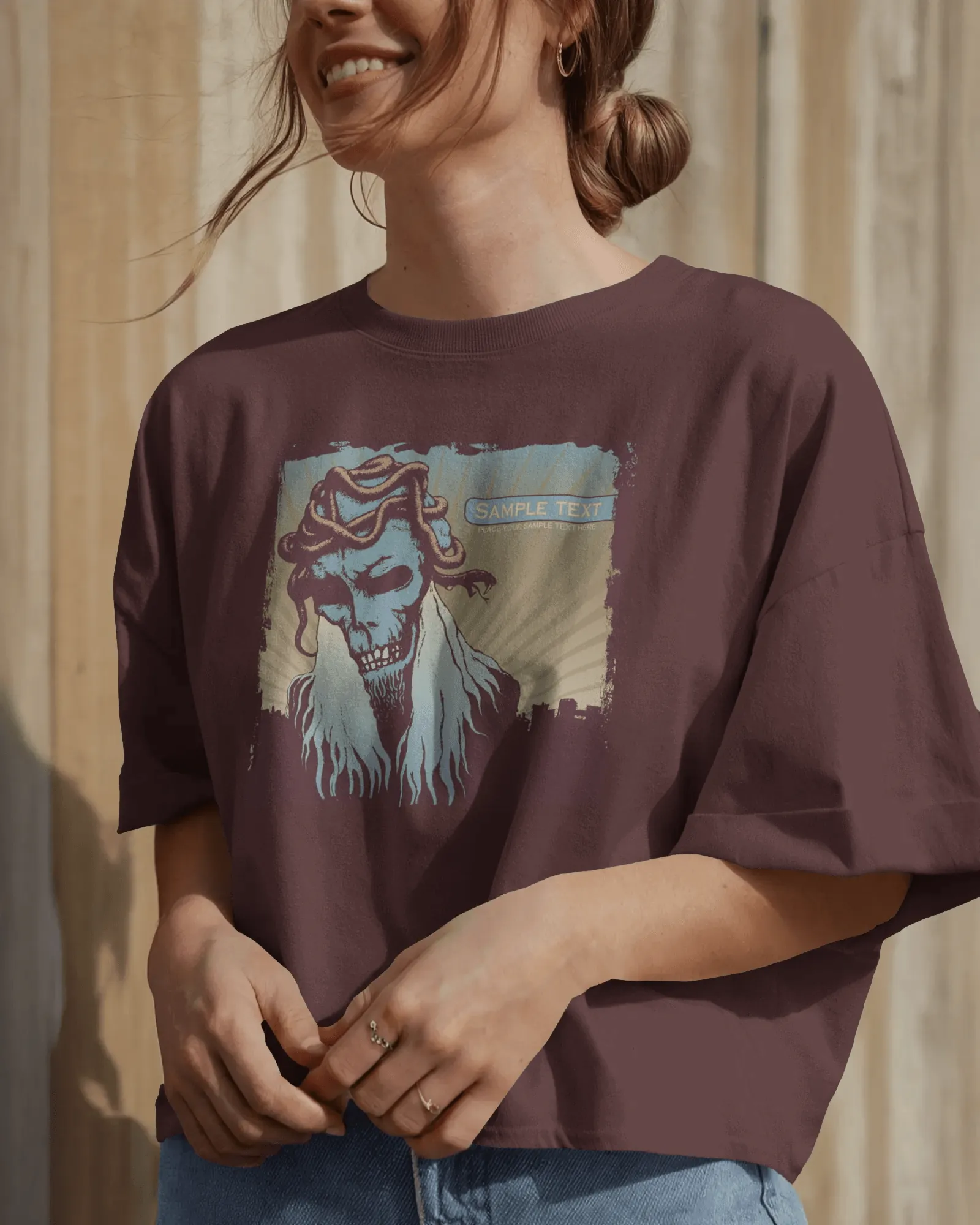 ['Premium Skull Serpent Oversized Graphic T-shirt - Burgundy by YORD (T-Shirts) - photo 1 of 8', 'Premium Skull Serpent Oversized Graphic T-shirt - Burgundy by YORD (T-Shirts) - photo 2 of 8', 'Premium Skull Serpent Oversized Graphic T-shirt - Burgundy by YORD (T-Shirts) - photo 3 of 8', 'Premium Skull Serpent Oversized Graphic T-shirt - Burgundy by YORD (T-Shirts) - photo 4 of 8', 'Premium Skull Serpent Oversized Graphic T-shirt - Burgundy by YORD (T-Shirts) - photo 5 of 8', 'Premium Skull Serpent Oversize