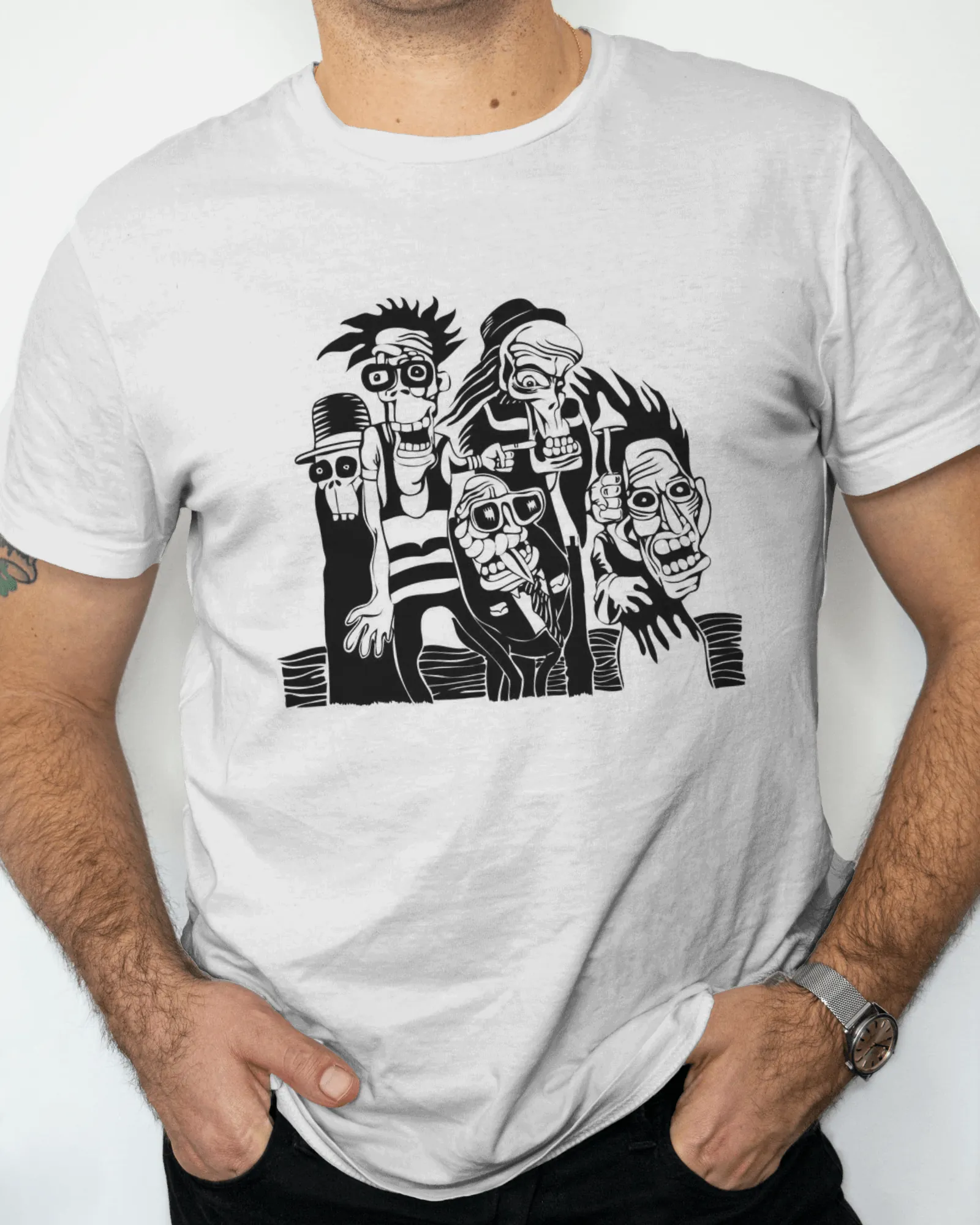['Premium Skull Squad Graphic White T-shirt | Limited Edition by YORD (T-Shirts) - photo 1 of 5', 'Premium Skull Squad Graphic White T-shirt | Limited Edition by YORD (T-Shirts) - photo 2 of 5', 'Premium Skull Squad Graphic White T-shirt | Limited Edition by YORD (T-Shirts) - photo 3 of 5', 'Premium Skull Squad Graphic White T-shirt | Limited Edition by YORD (T-Shirts) - photo 4 of 5', 'Premium Skull Squad Graphic White T-shirt | Limited Edition by YORD (T-Shirts) - photo 5 of 5']