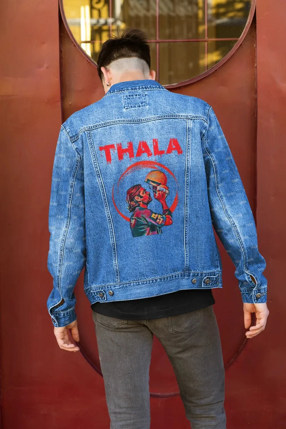 Premium THALA Limited Edition CSK MS Denim Jacket
