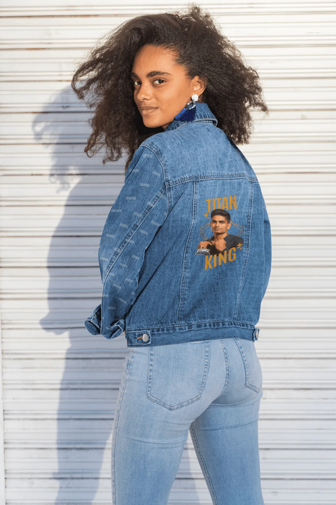 Premium Titan King GT Denim Jacket | IPL Fan Edition - alternate view